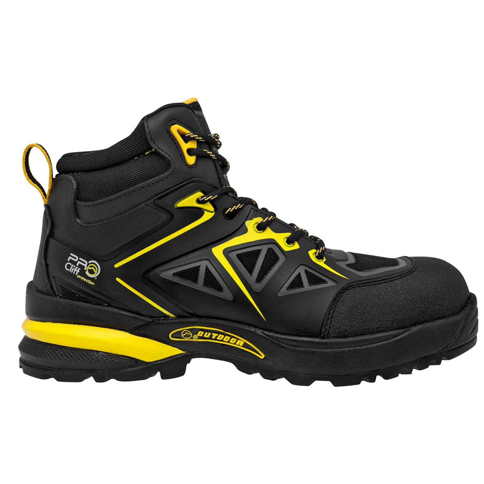 Bota y botin Cliff Negro 104347