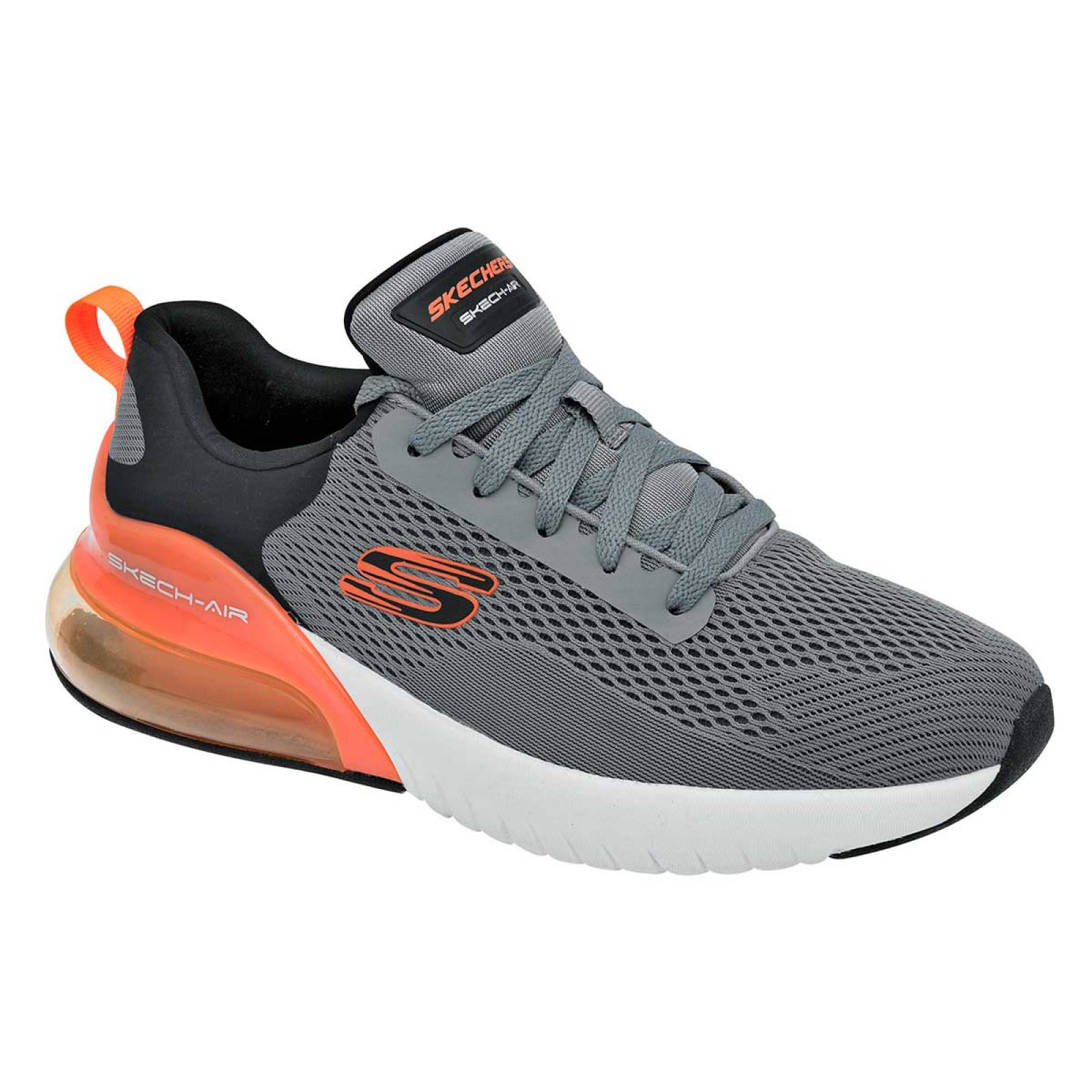 Tenis Skechers Gris 106465