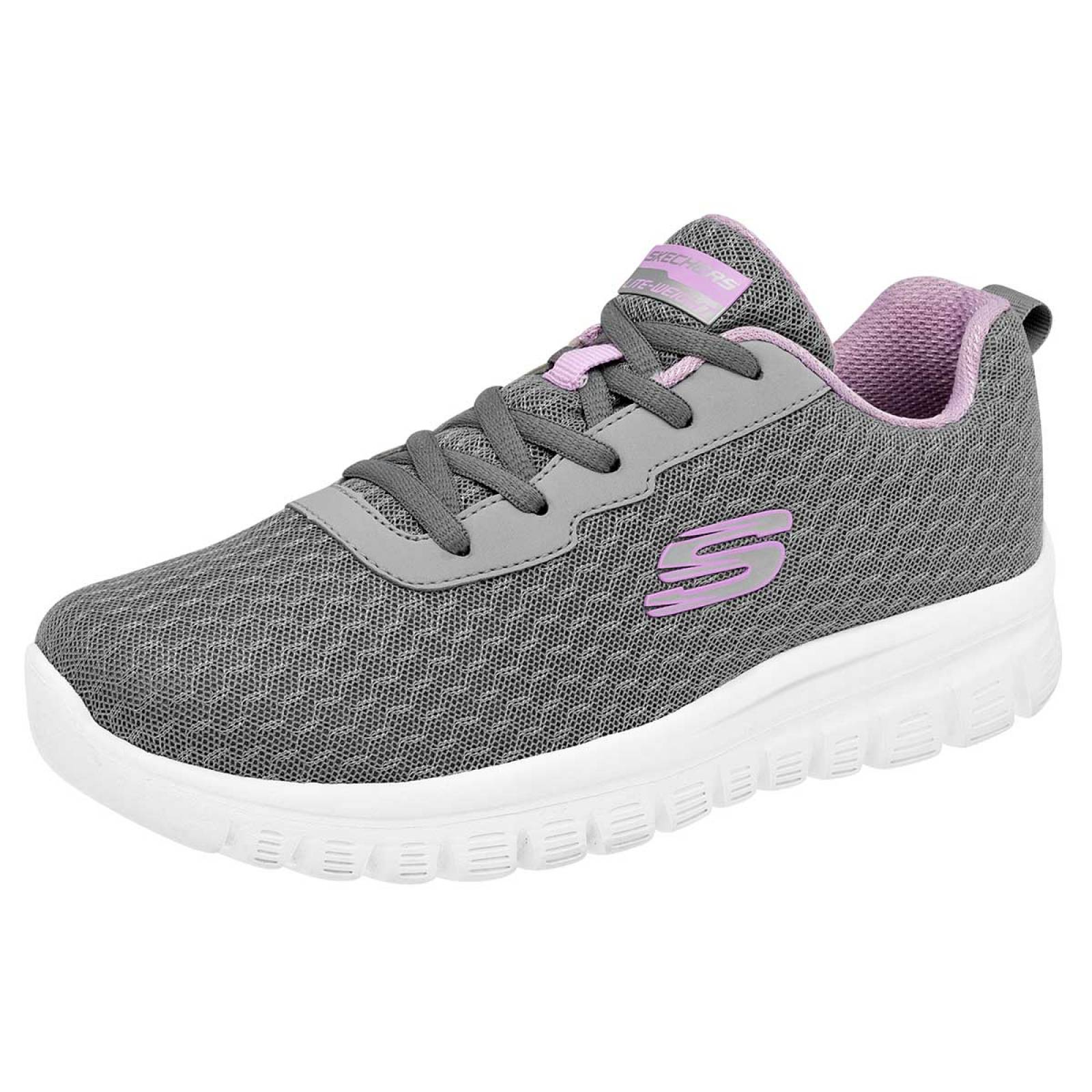 Tenis Skechers Gris 106485