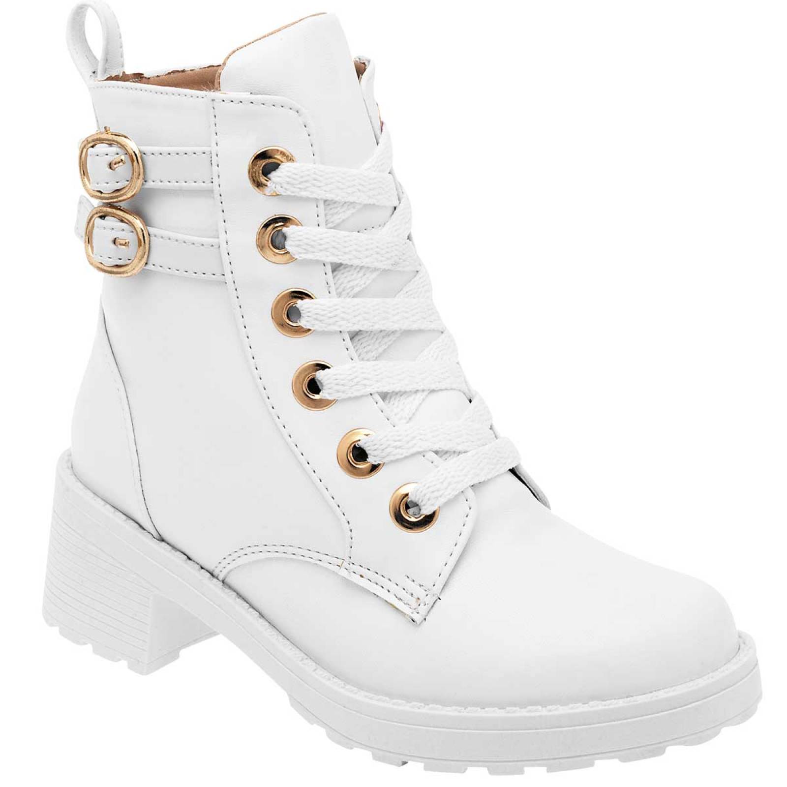 Bota y botin Jacky hilton Blanco 107579