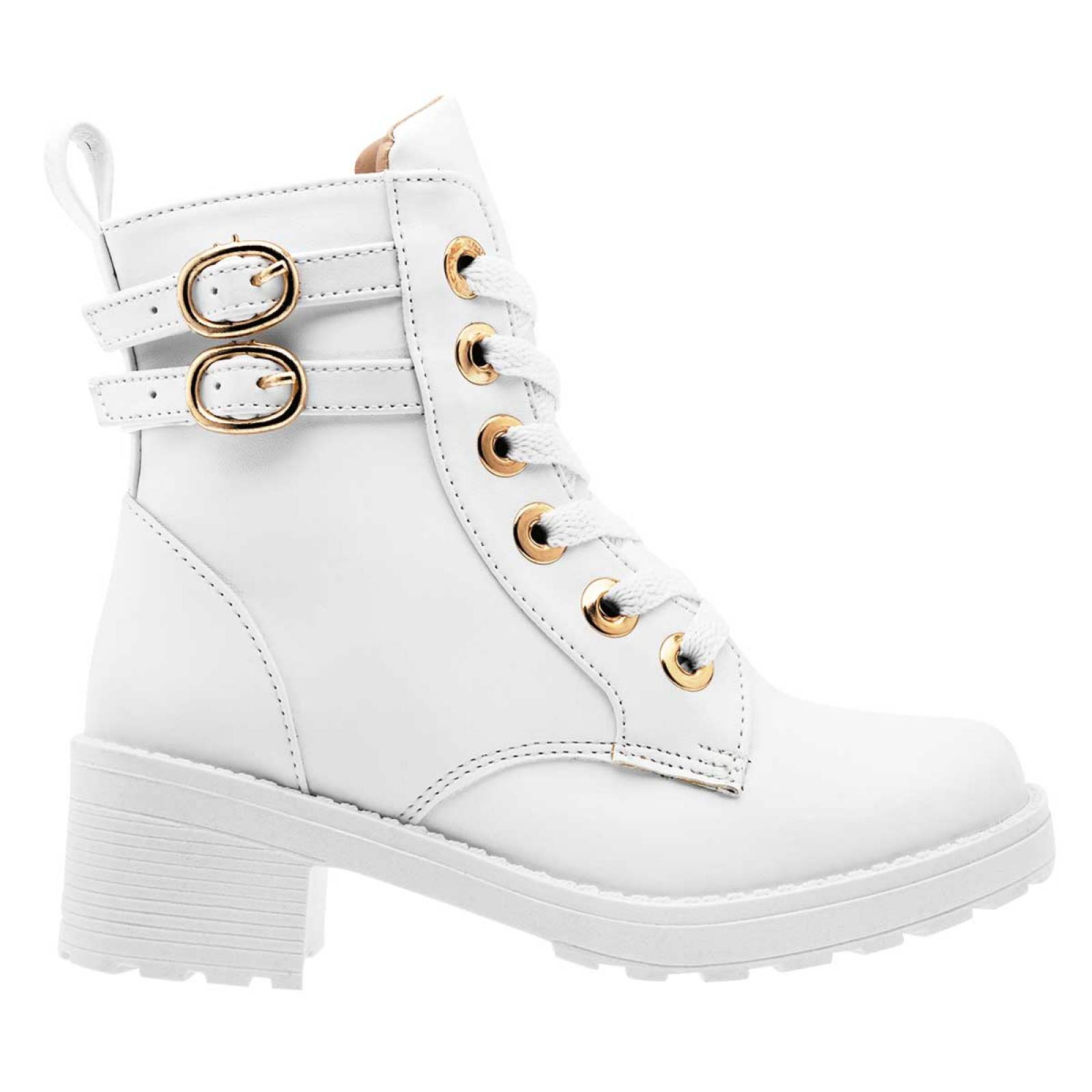 Bota y botin Jacky hilton Blanco 107579