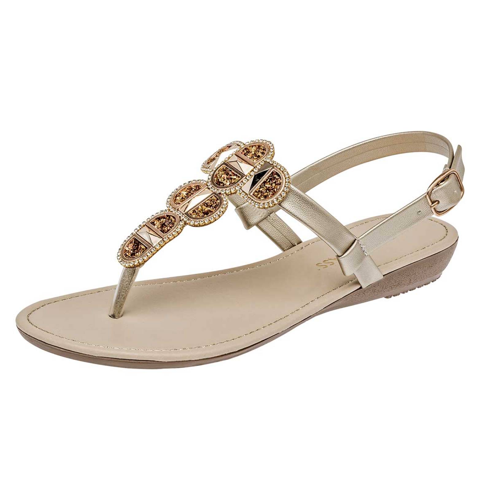 Sandalia Been class Oro 108162