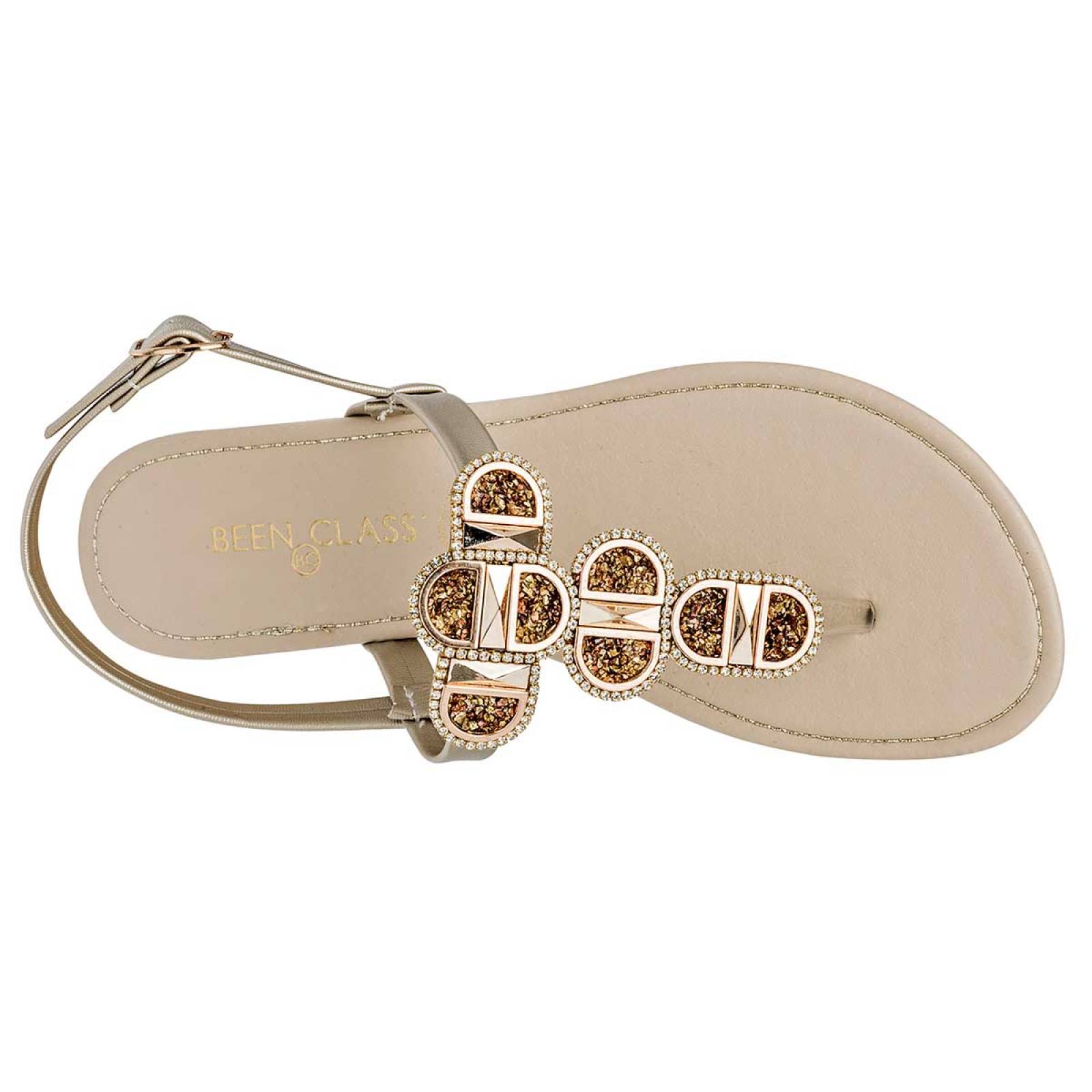 Sandalia Been class Oro 108162