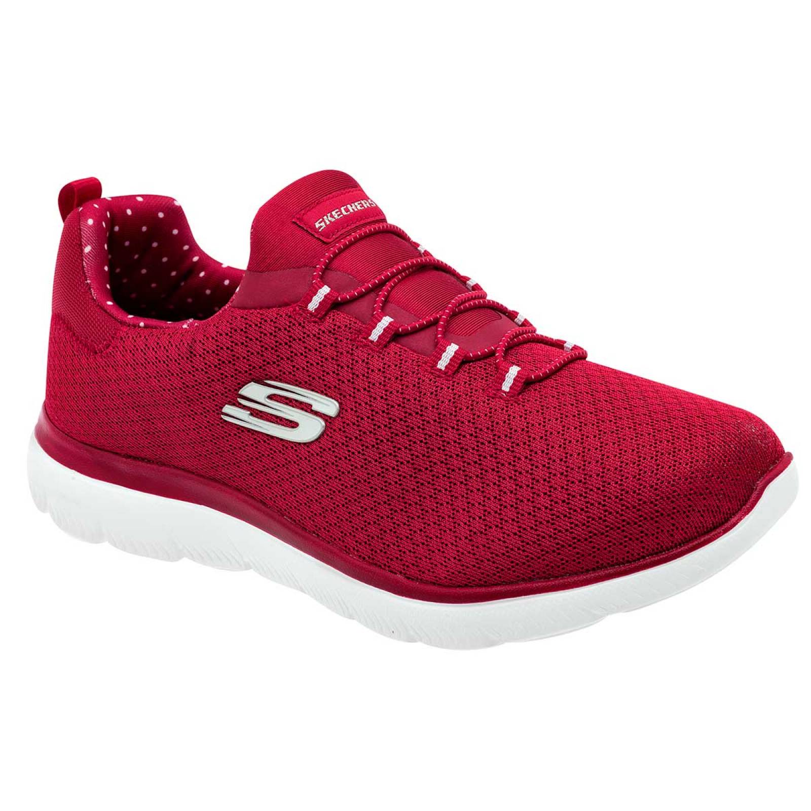 Zapatos skechers 2024 almacen rojo