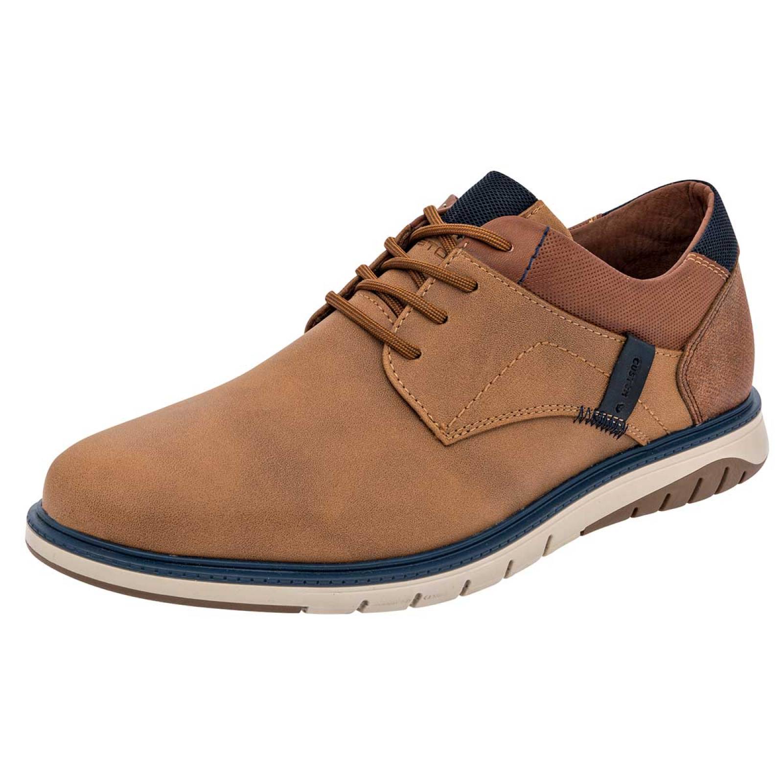 Zapato casual Negro total Camel 112658