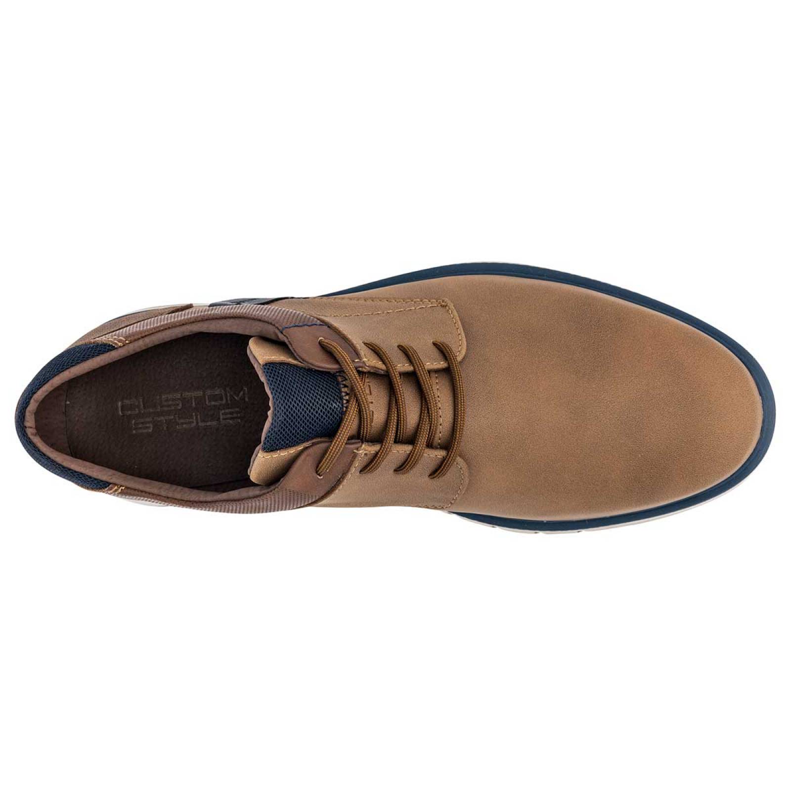 Zapato casual Negro total Camel 112658