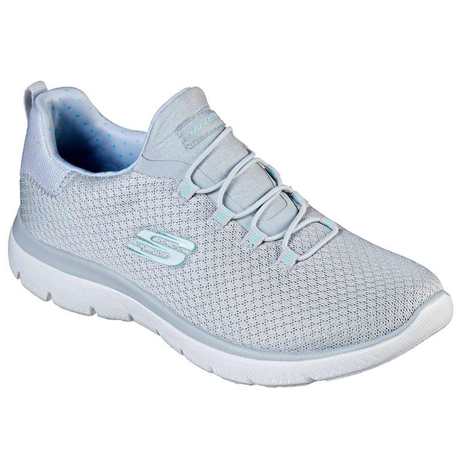 Tenis Skechers Gris 115415