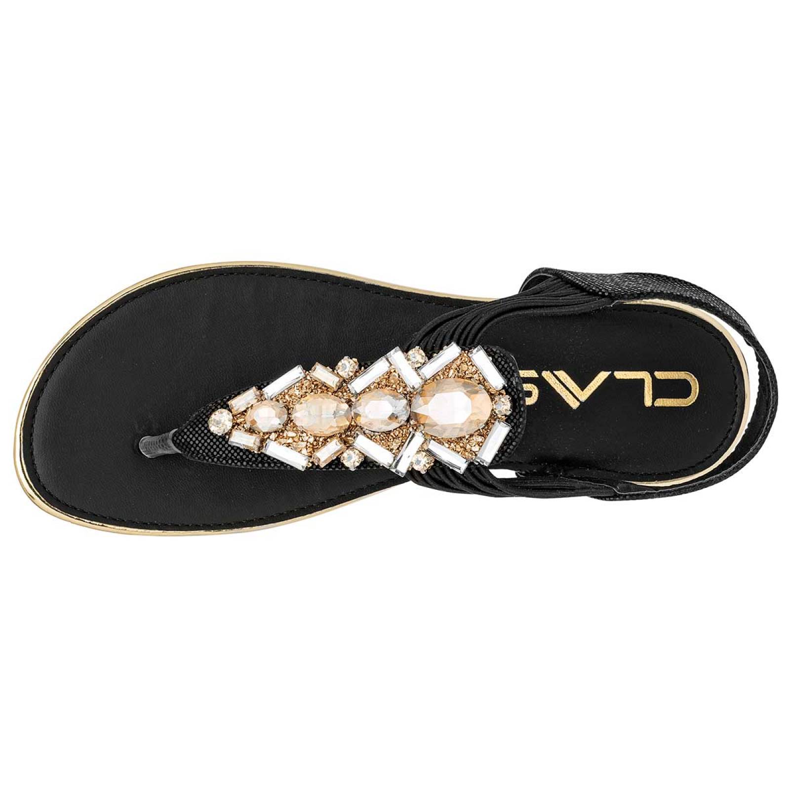Sandalia Clasben Negro 118665