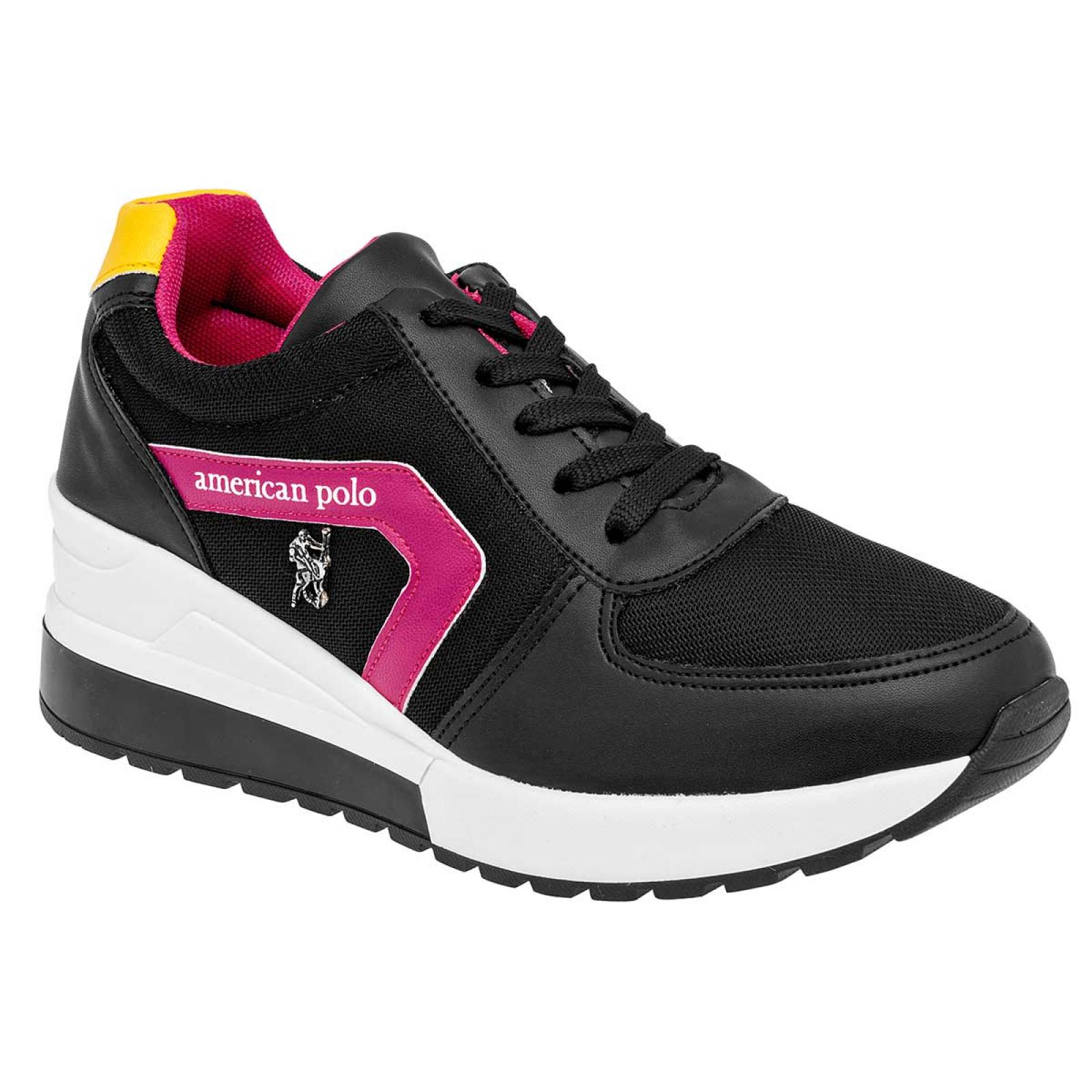 Tenis American polo Negro 116303