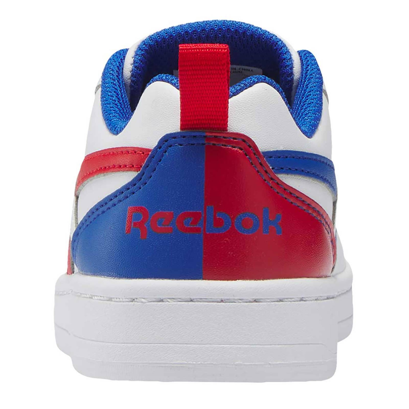 Tenis reebok 2025 blanco con rojo