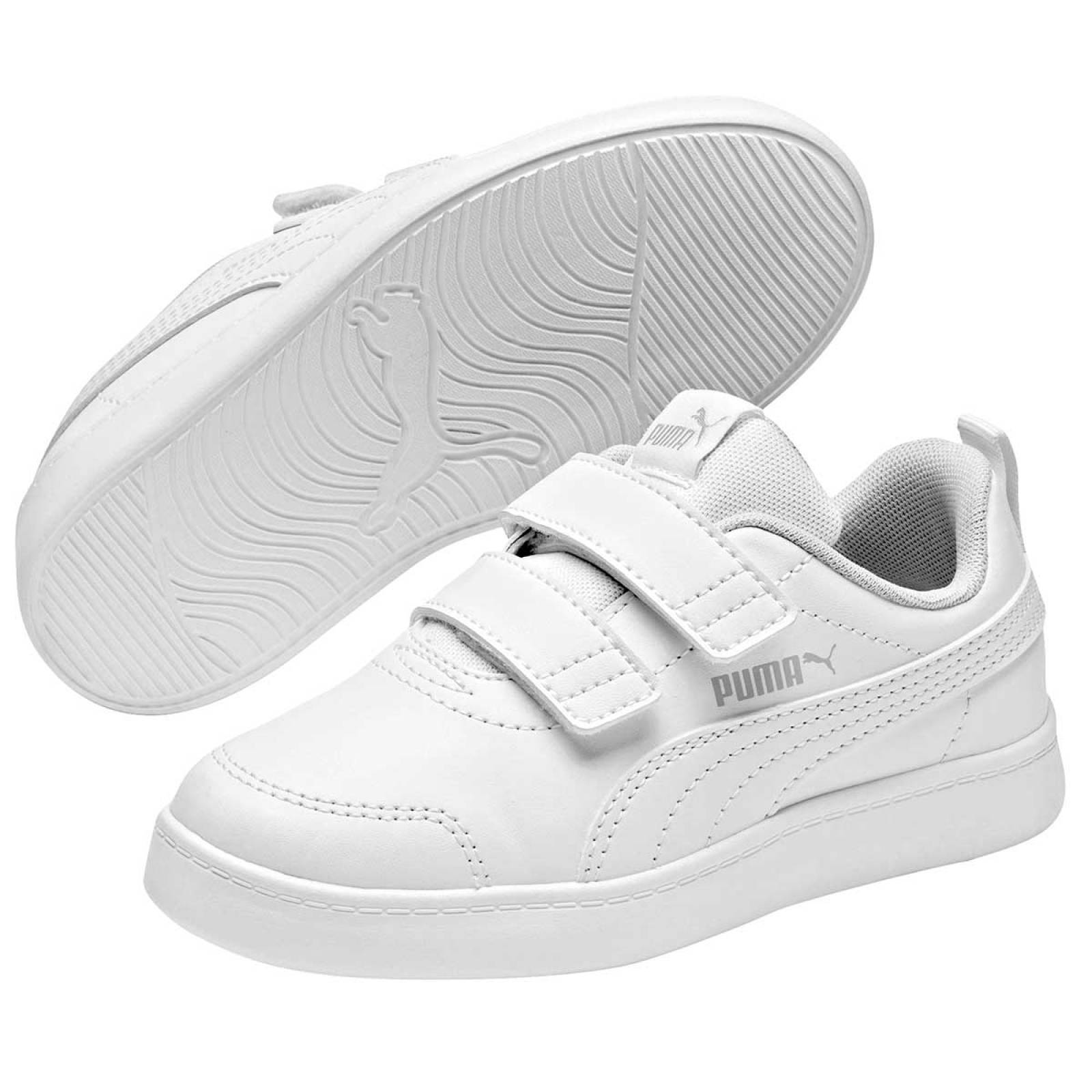 Tenis puma cheap blancos escolares