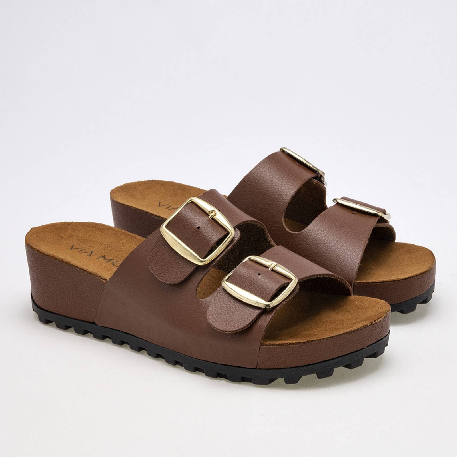 Sandalia Via moda Cafe 121774