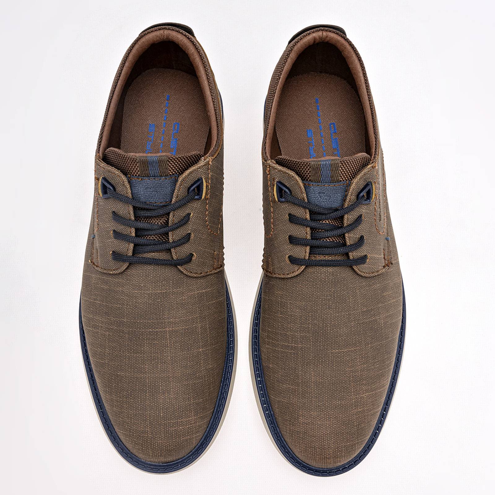 Zapato casual Negro total Camel 121373