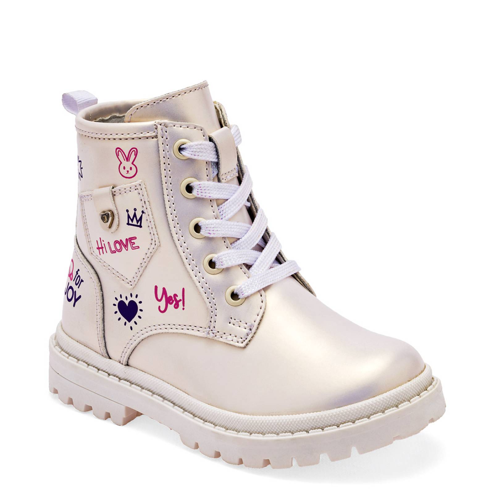 Bota y botin Bambino Blanco 120657