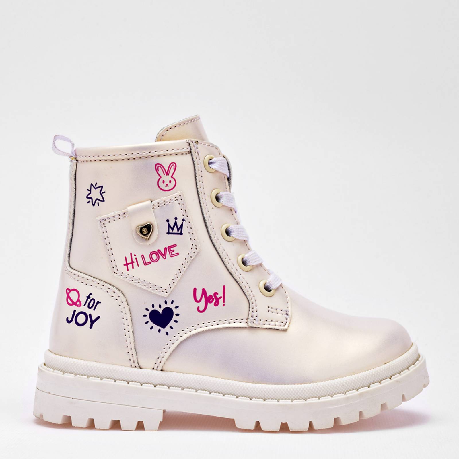 Bota y botin Bambino Blanco 120657