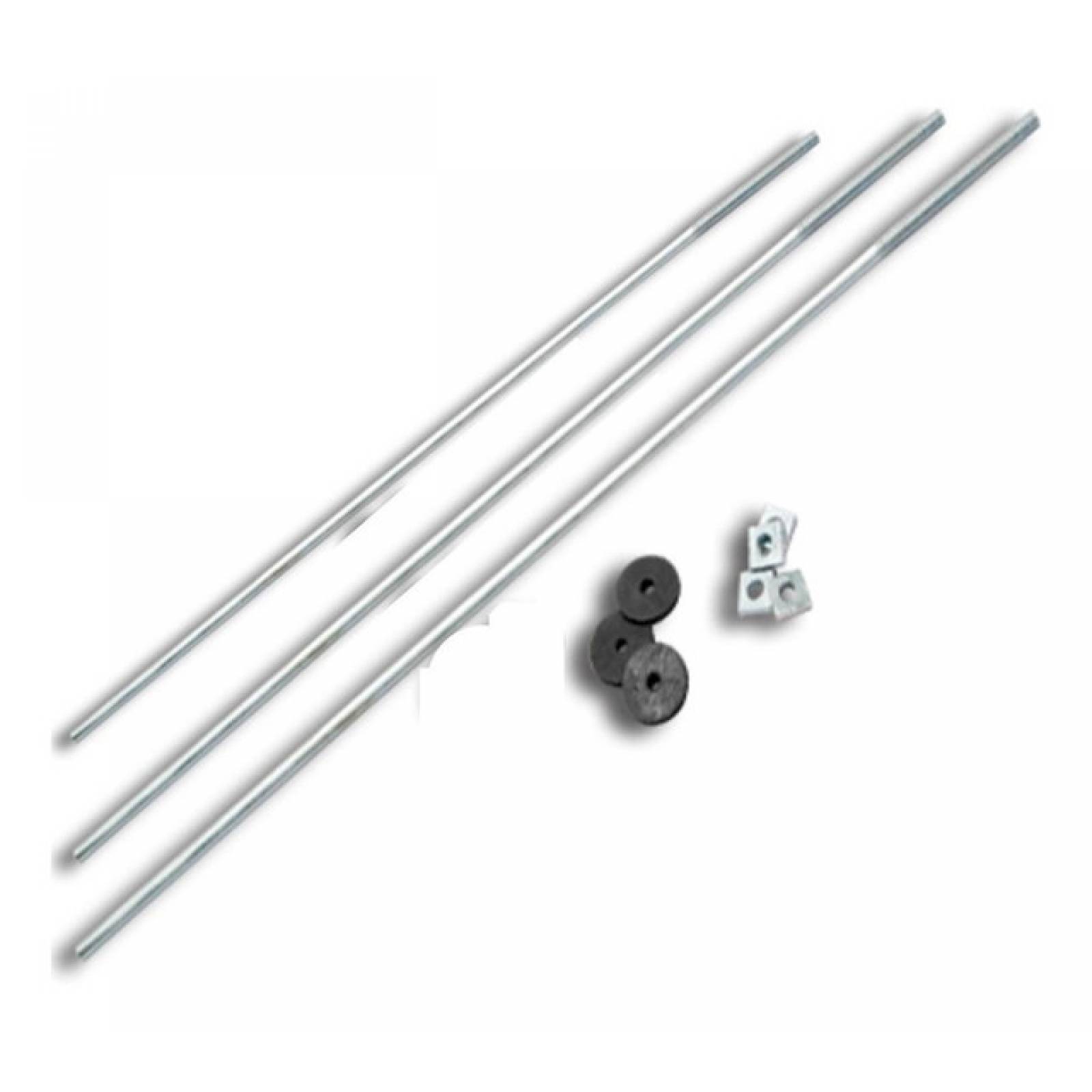 1/4" X 5" Birlo Para Techo con Accesorios