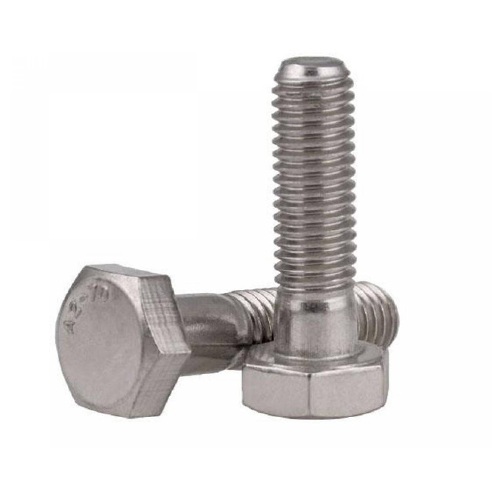 M6 X 12mm Tornillo Hex. Milimetrico Inox.