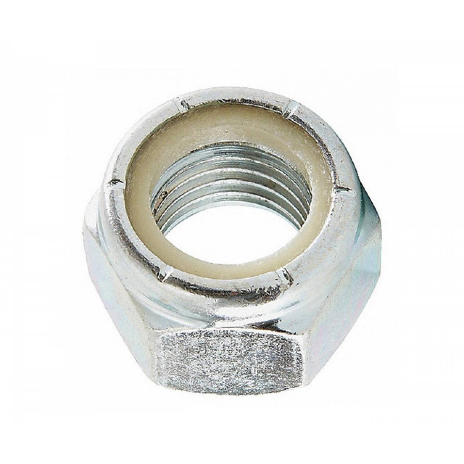 M8 Tuerca De Seguridad Nylon Milimetrico Inox.