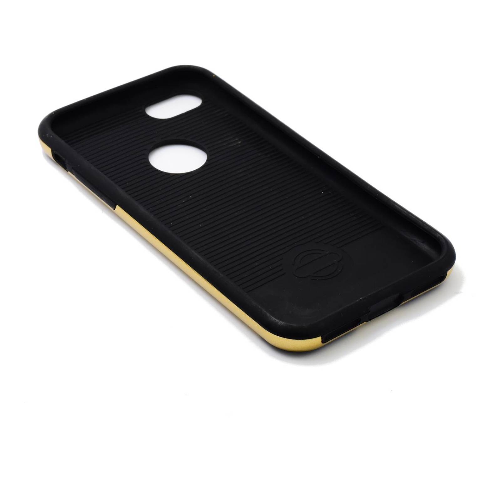 Funda Para Celular Iph 7 Plus Metal Case Color Dorada Accesorio