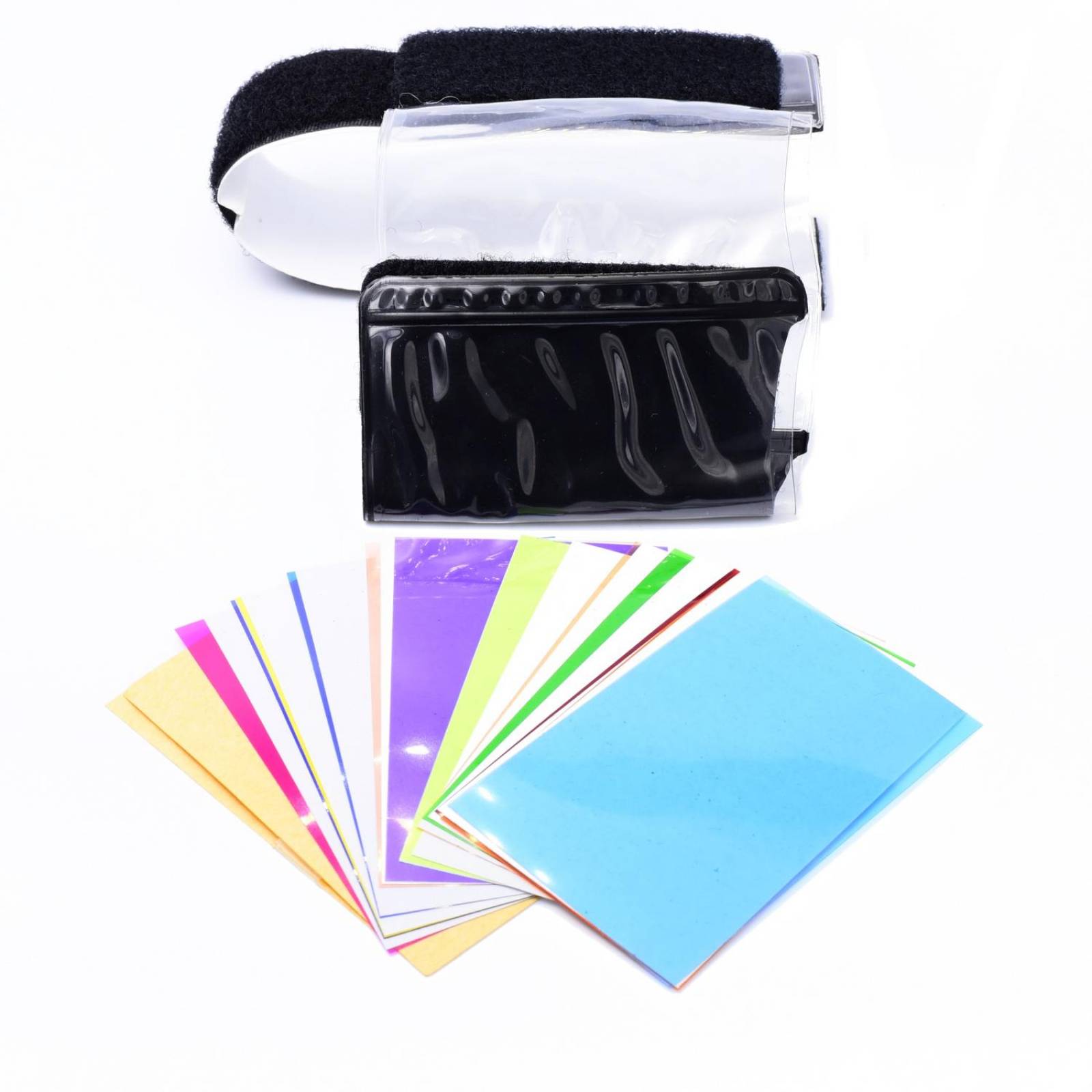 Kit de 12 filtros de Gel de colores Para flash Speedlite con holder Fotografia