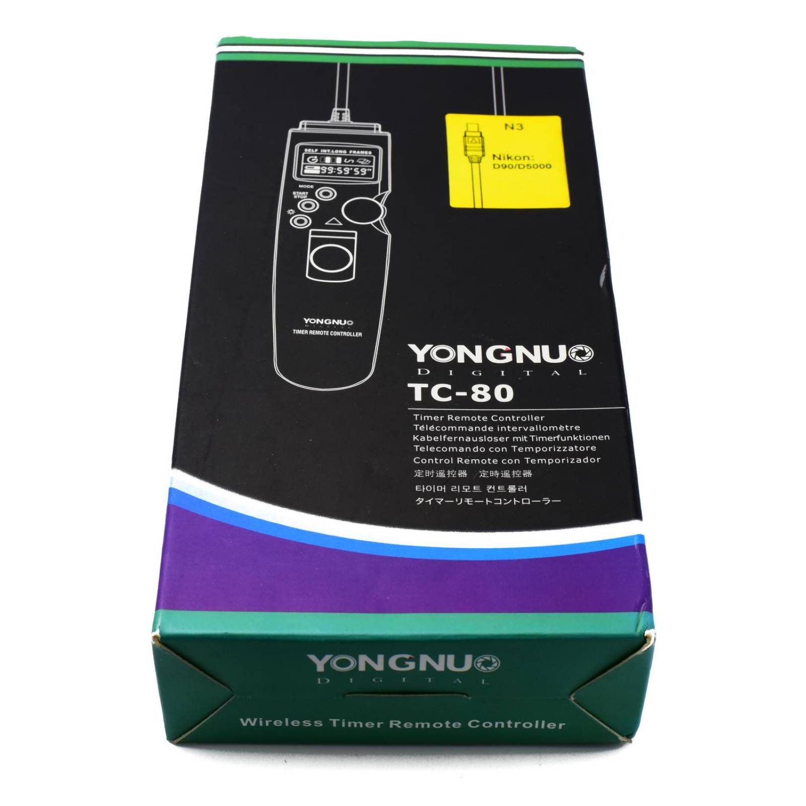 Cable Disparador Temporizador Tc-80 N3 Para Nik D90 D5000 Fotografia