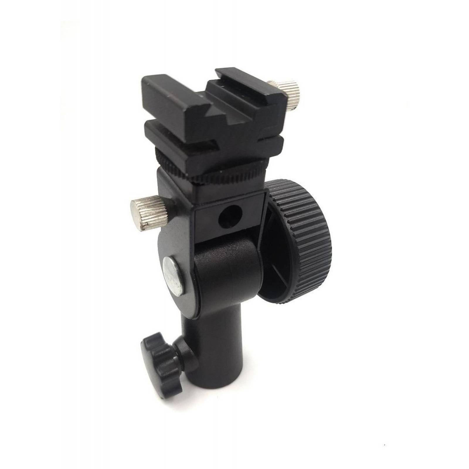 Base Soporte Adaptador Metálico Para Flash Fotográfico Ajust Fotografia