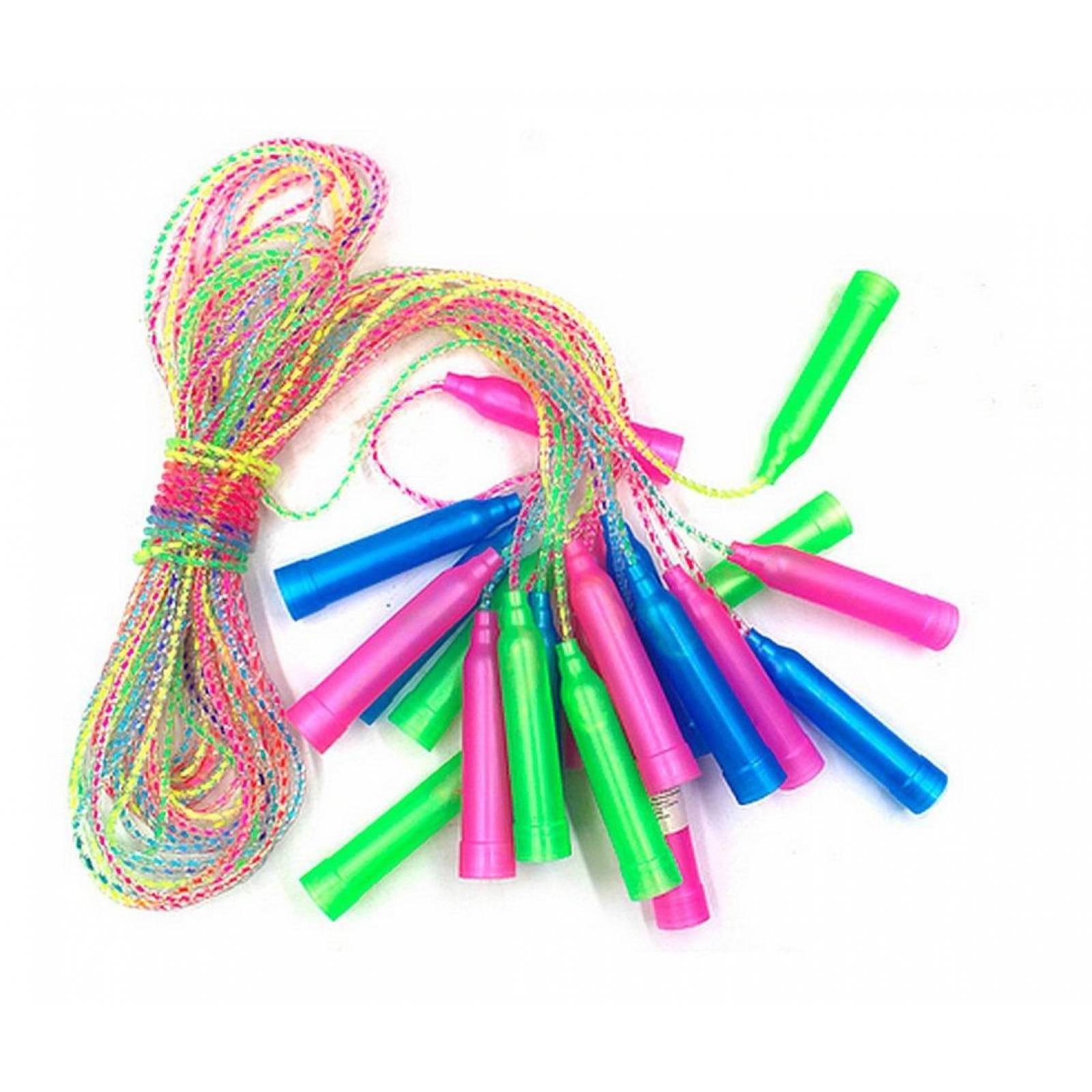 Juego De 10 Cuerdas Para Saltar De Diferentes Colores Neon Deporte