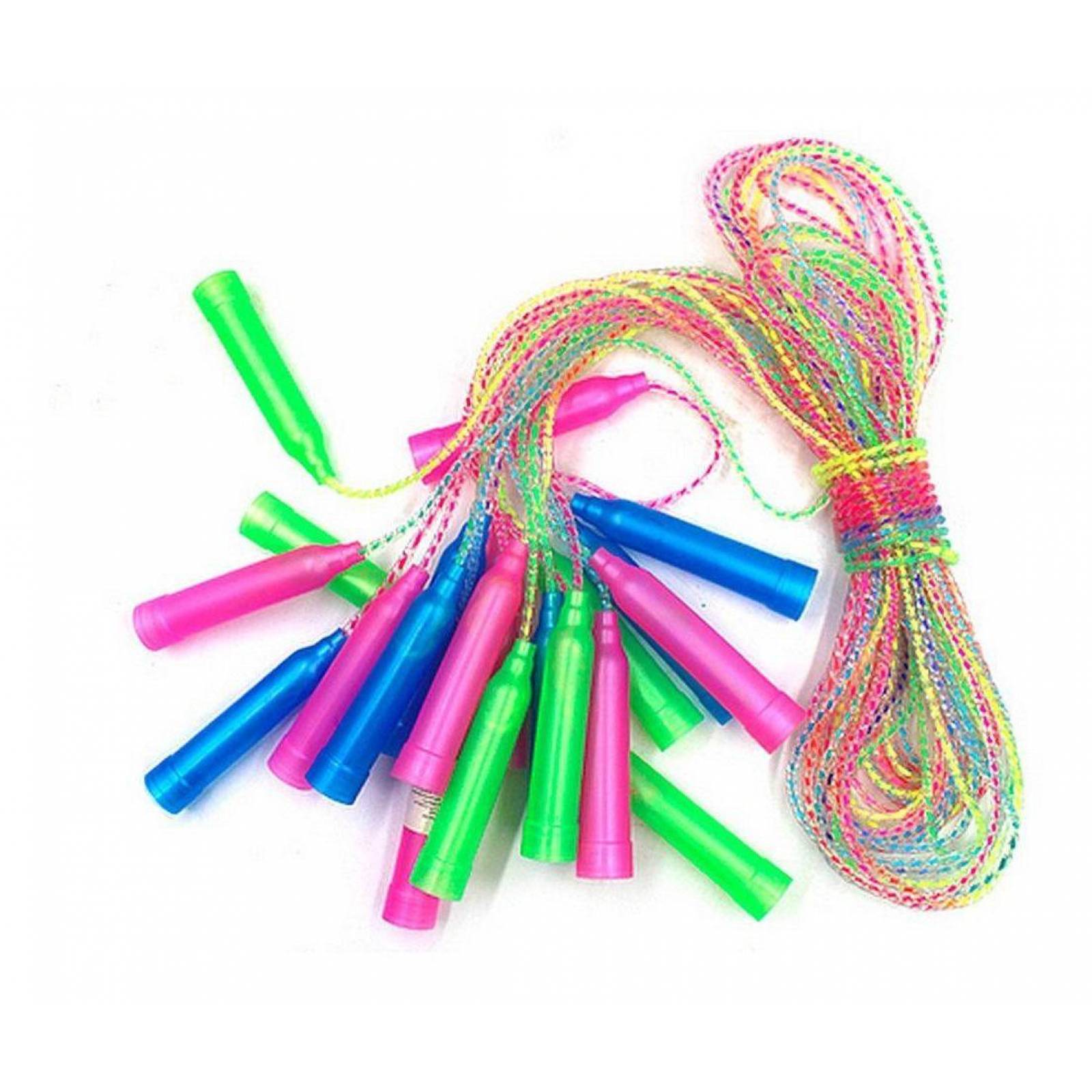 Juego De 10 Cuerdas Para Saltar De Diferentes Colores Neon Deporte