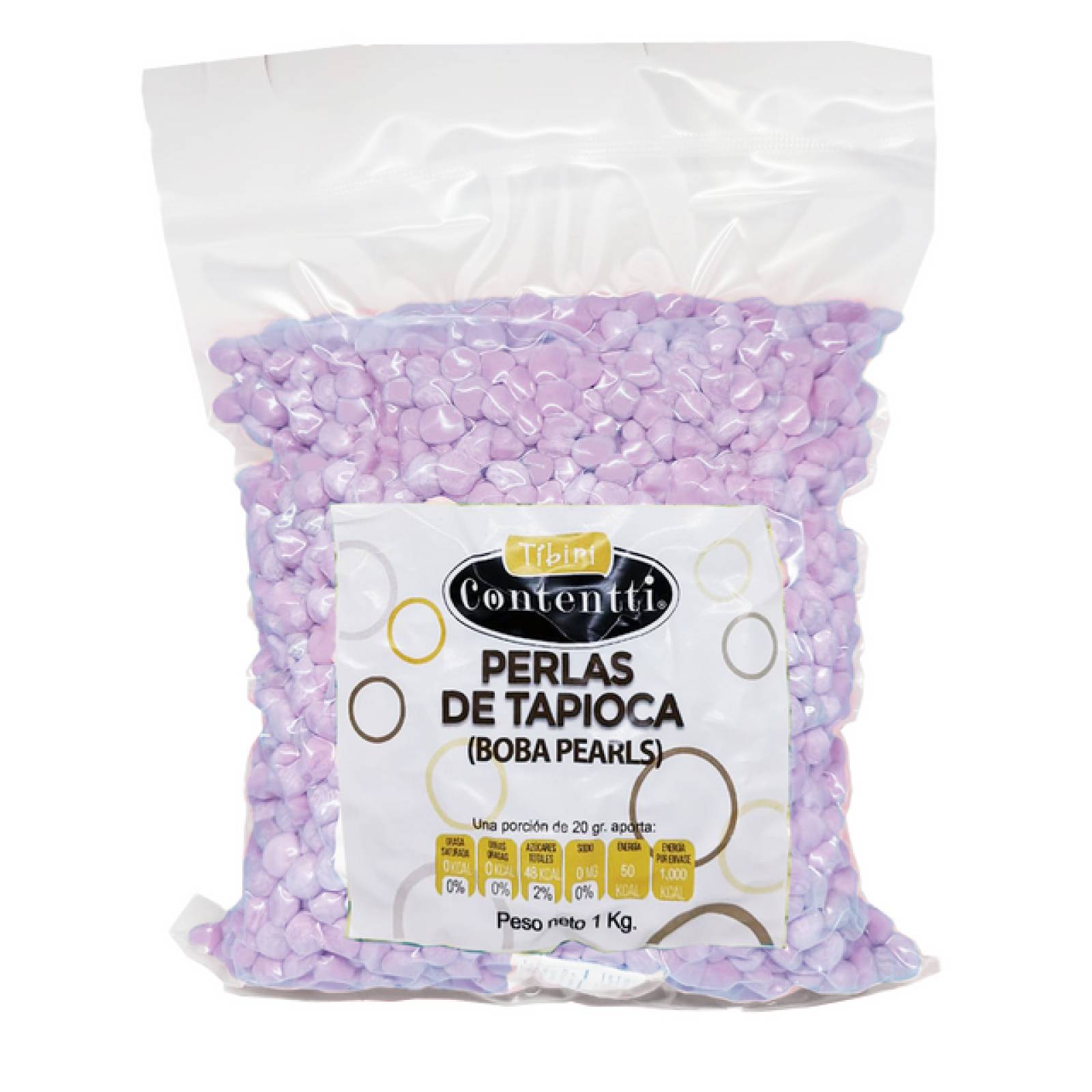 Perlas de Tapioca Sabor Taro 1 kg