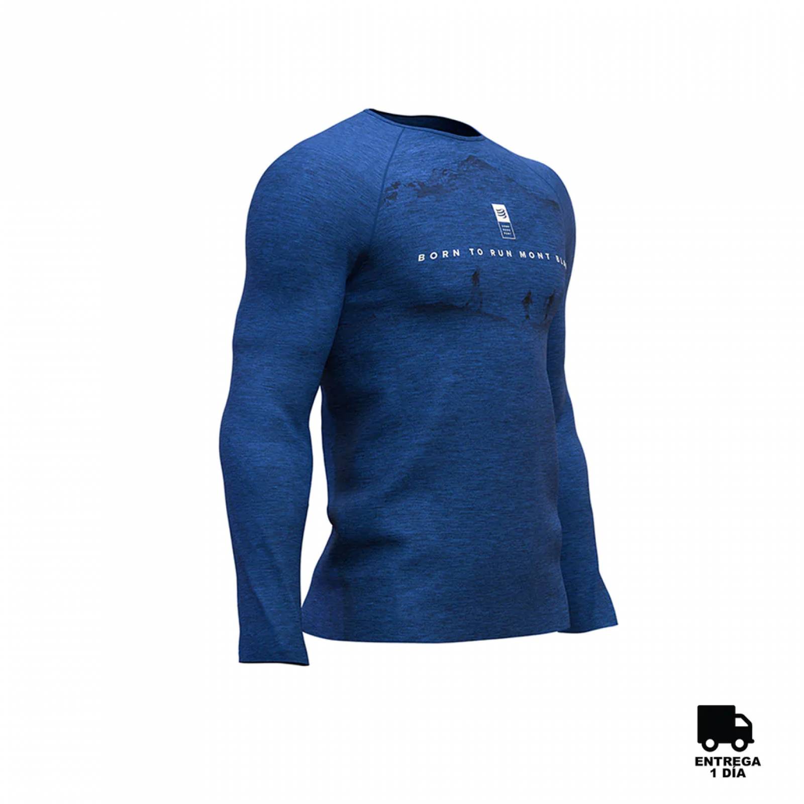 PLAYERA MANGA LARGA DE HOMBRE PARA  CORRER