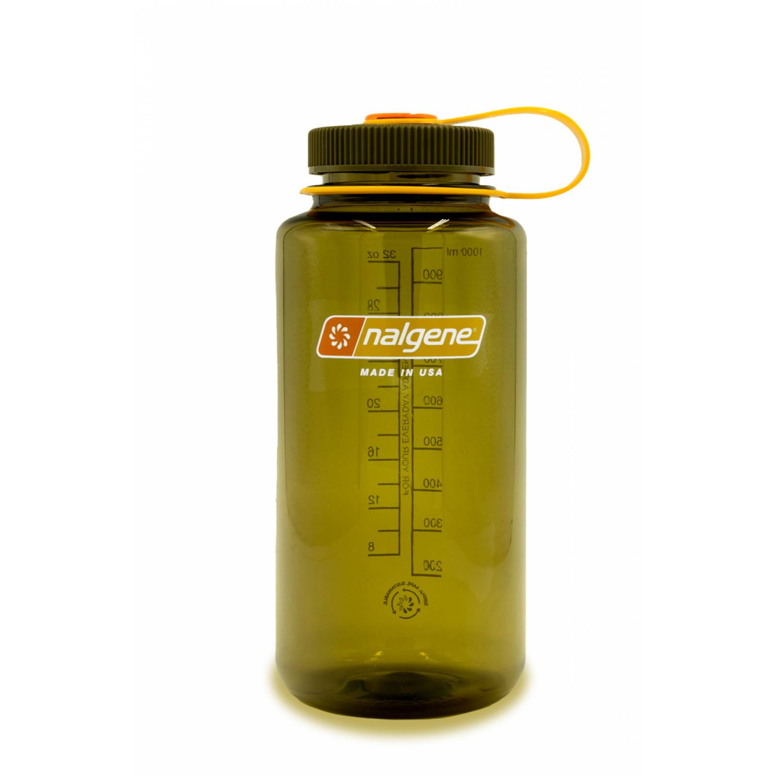 Botella de Agua Unisex Nalgene BOTELLA NALGENE SUSTAIN WIDEMOUTH OLIVE 1L
