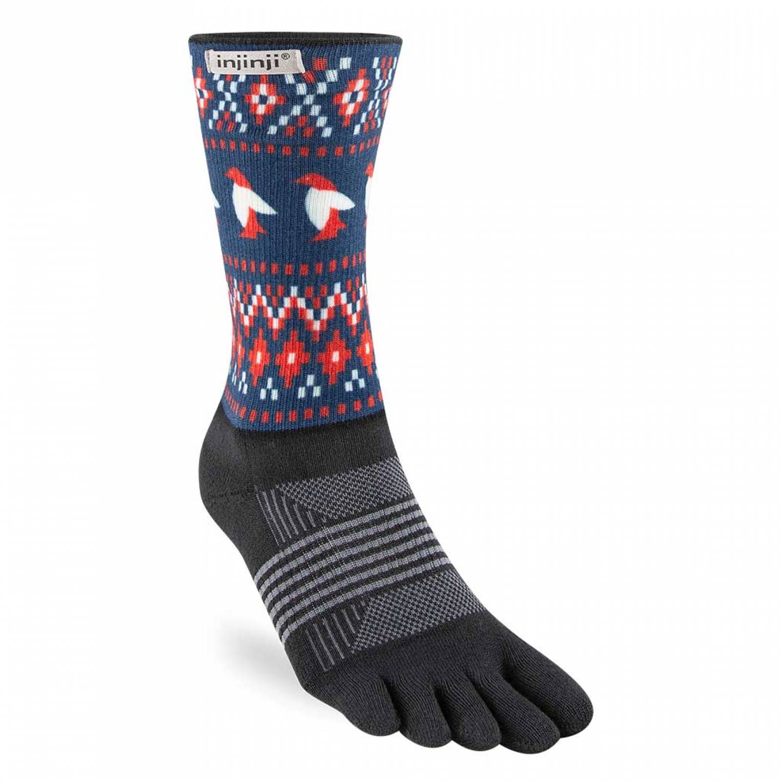 Calceta Deportiva de Deditos de Hombre Injinji Spectrum Trail Midweight Crew