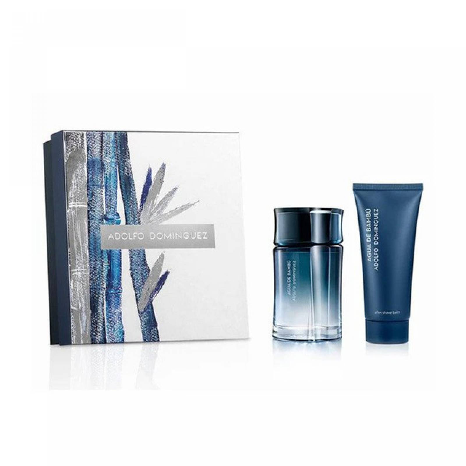 SET DE CABALLERO AGUA DE BAMBÚ  EDT 120 ML + AFTER SHAVE BALM 100 ML
