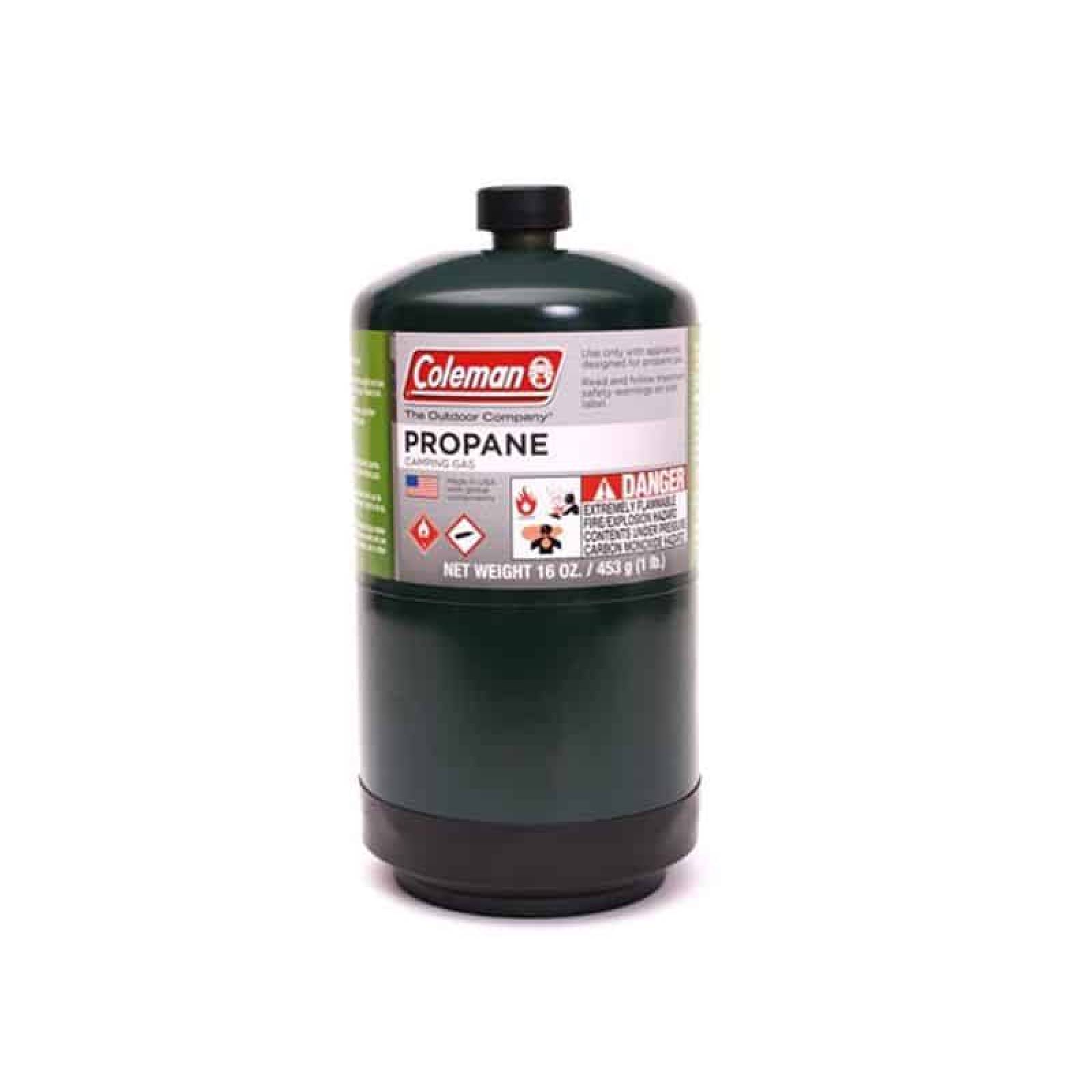 Tanque gas propano 16 oz de repuesto para estufas COLEMAN 