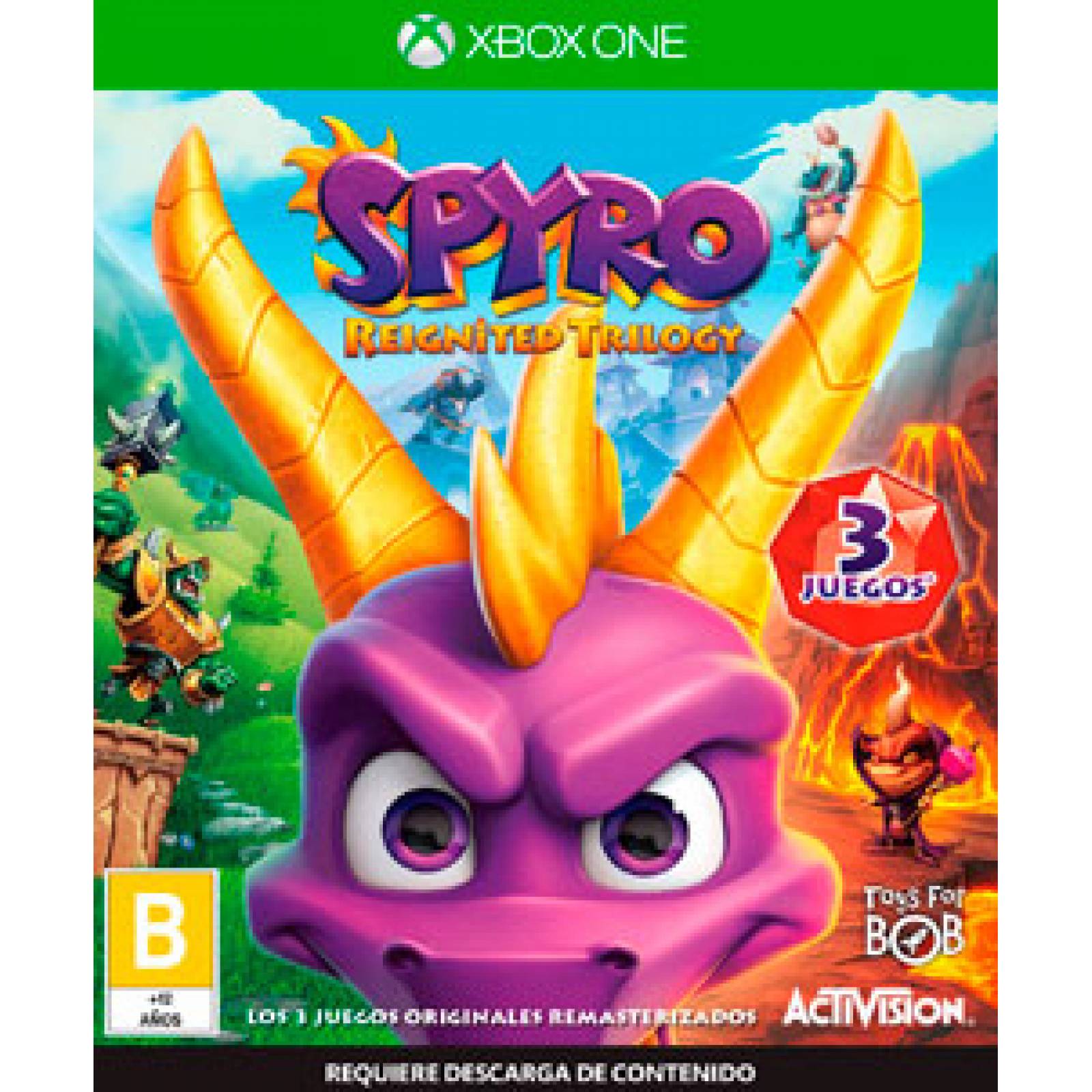 Videojuego Spyro Reignited Trilogy Xbox One