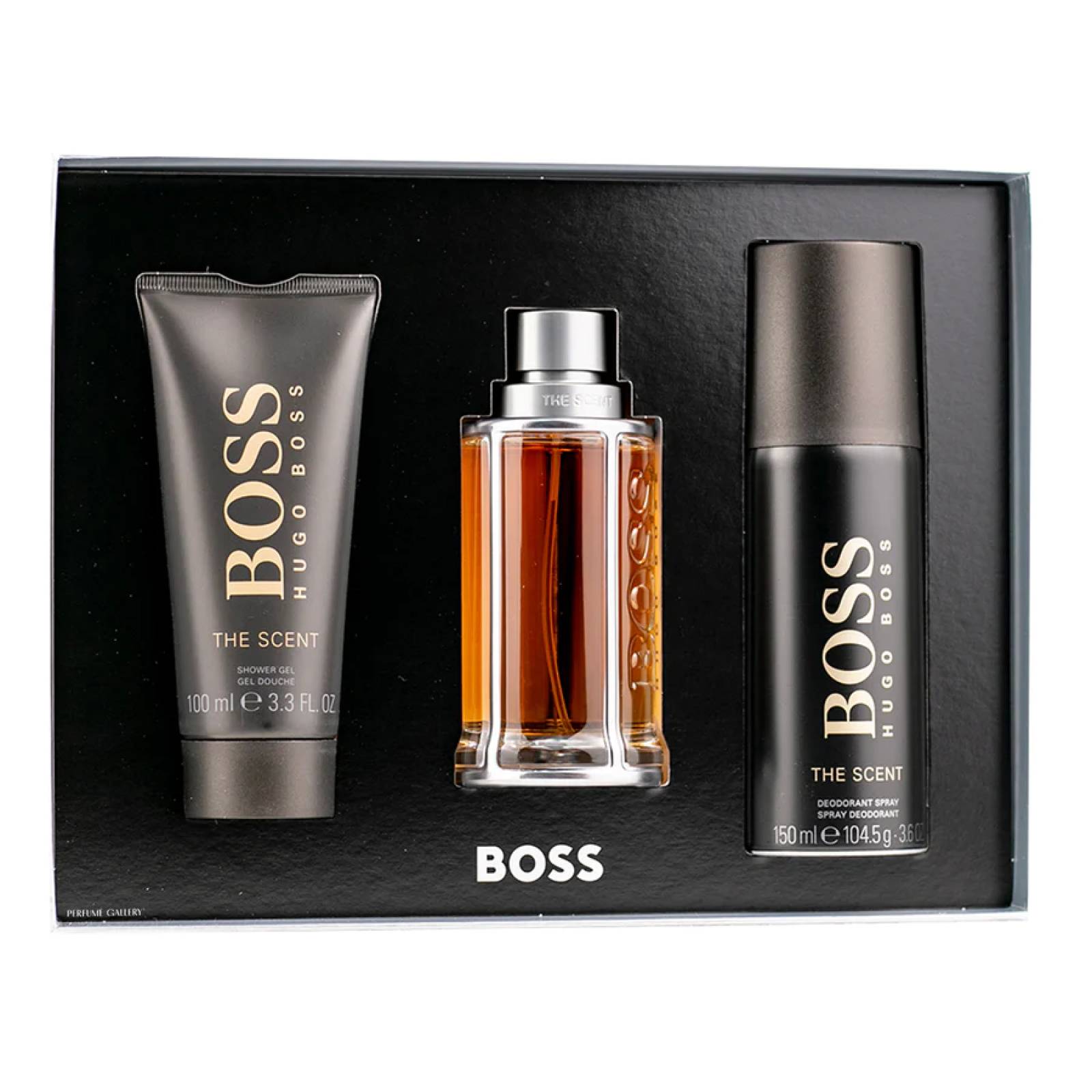 HUGO BOSS Set Perfume Hombre Hugo Man Edt 125Ml + Desodorante 75Ml + Shower  Gel 100Ml Hugo Boss