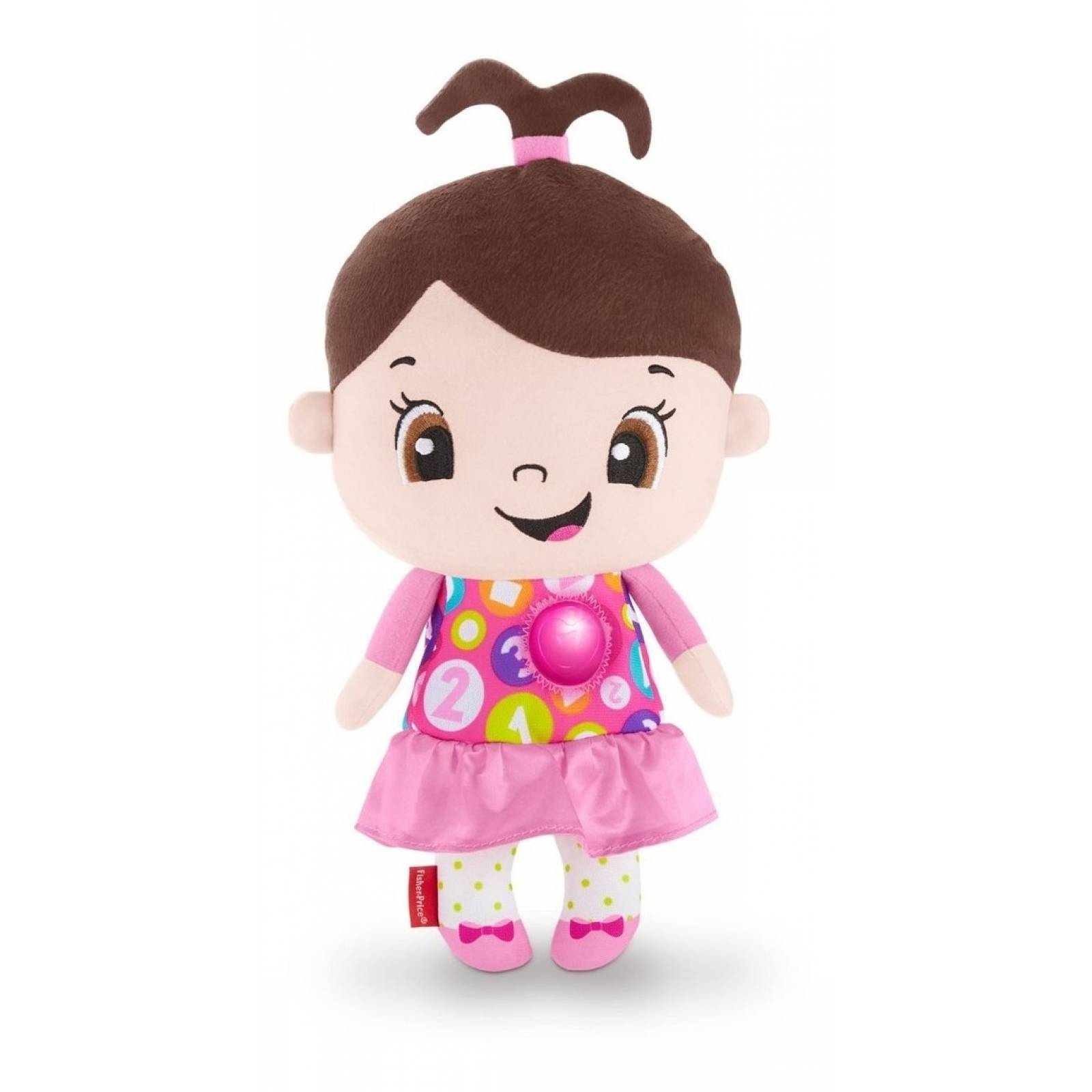 Mi Primera Muñeca Fisher Price Bebe Rie Y Aprende Fwf45 Mattel