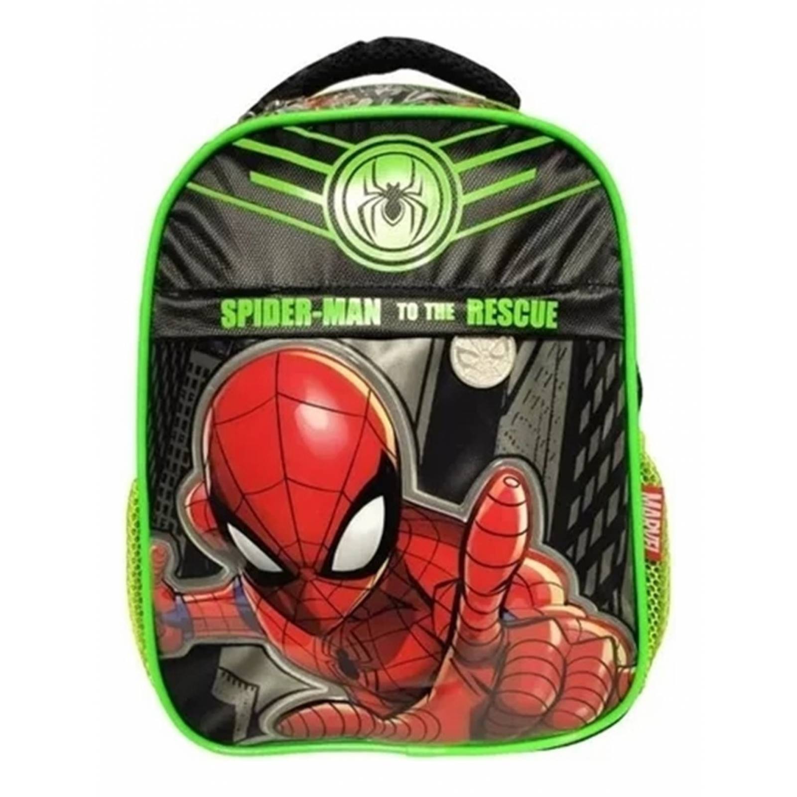 Mochila Pequeña Preescolar Ruz Marvel Spiderman Hombre Araña 174520 Coleccion Rescue