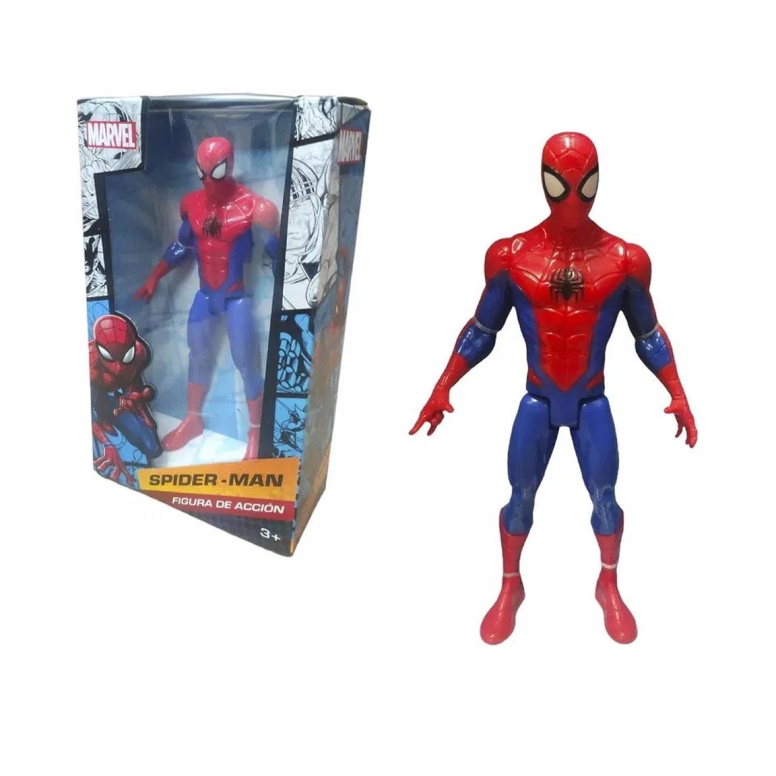Figura Accion Spiderman Hombre Araña Marvel 22cm t378857