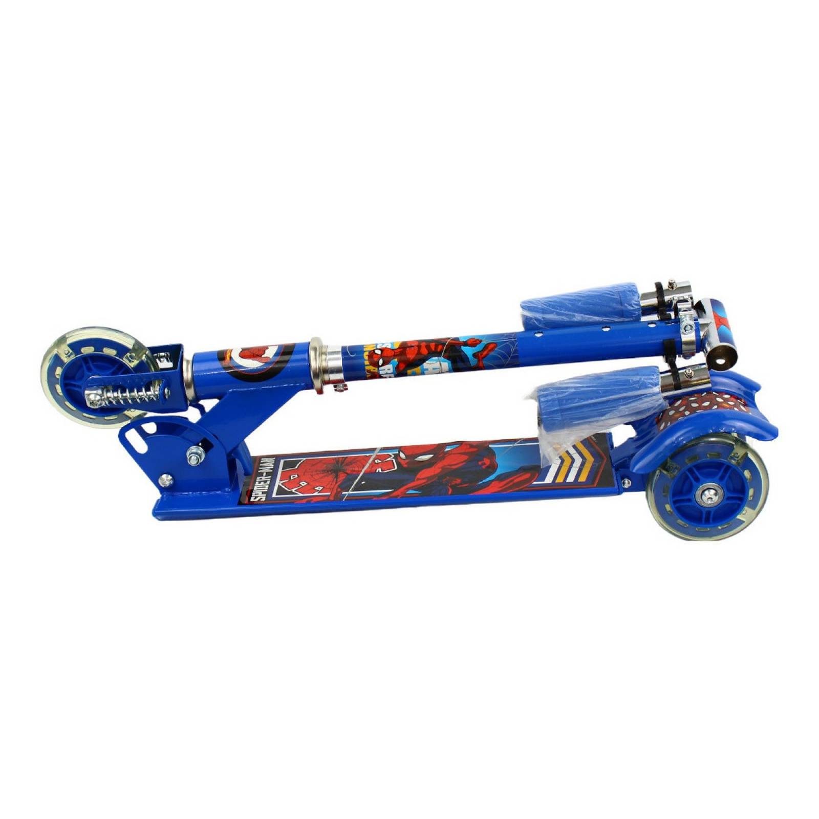 Scooter Con Luz Spiderman Hombre Araña 3 Ruedas T364281