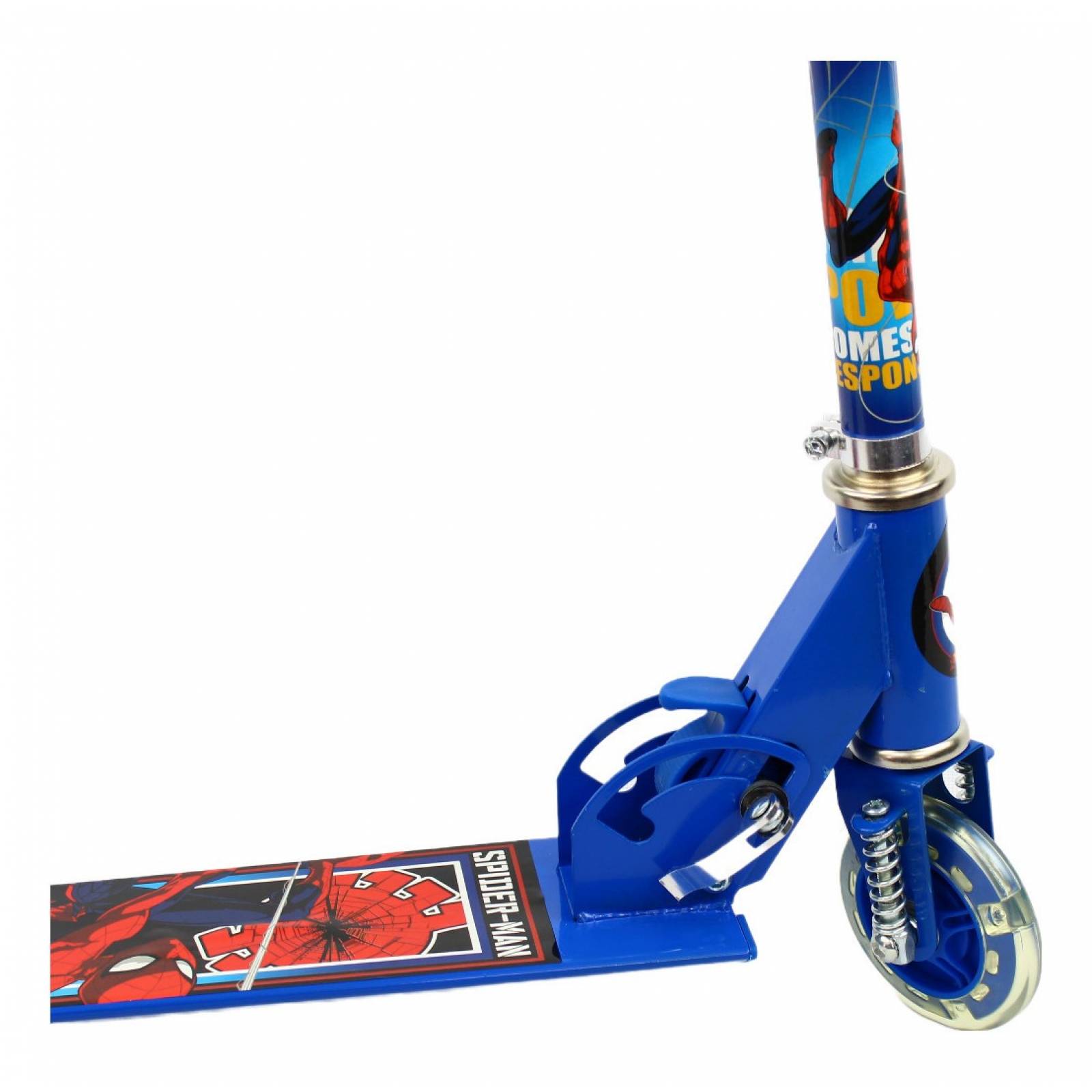 Scooter Con Luz Spiderman Hombre Araña 3 Ruedas T364281