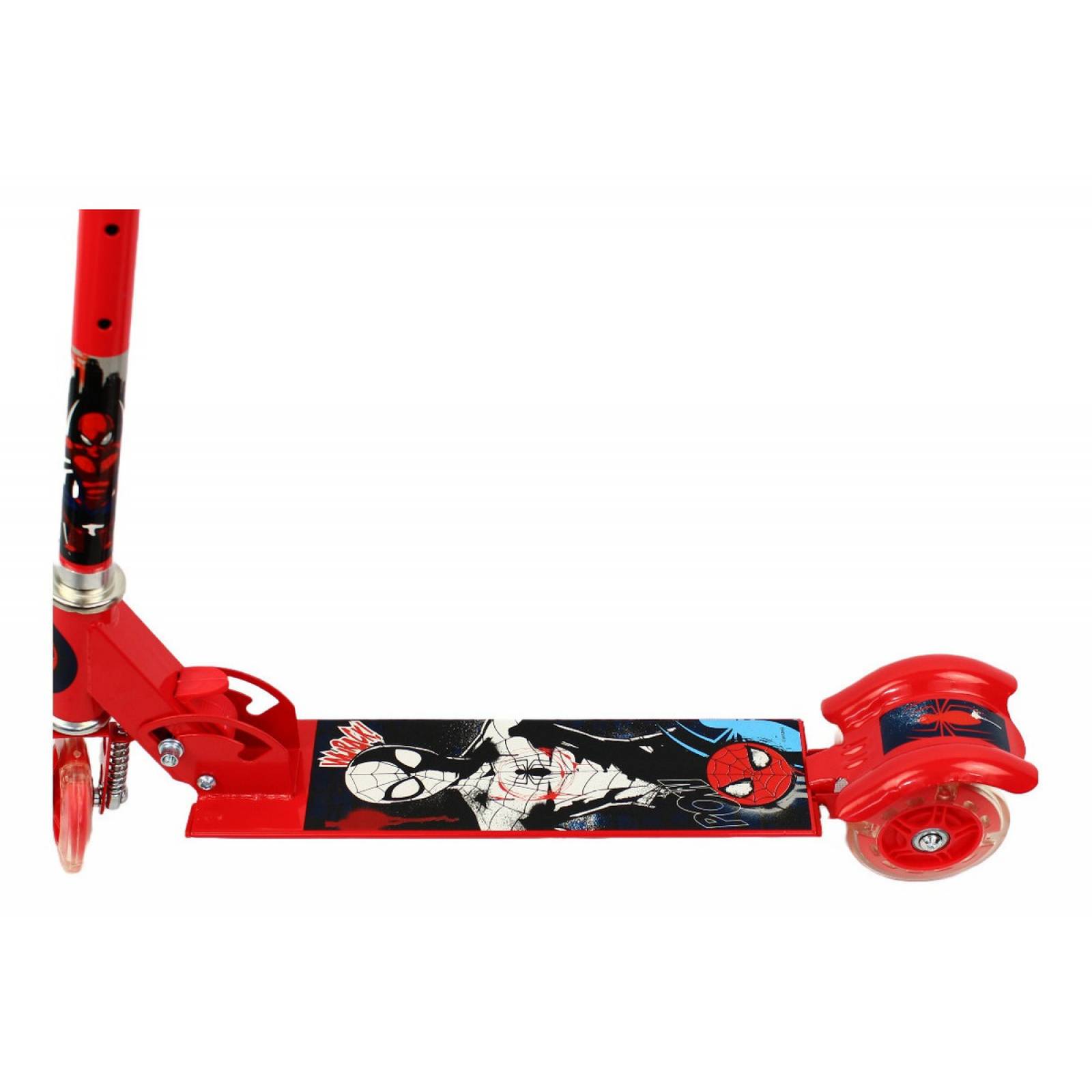 Scooter Con Luz Spiderman Hombre Araña 3 Ruedas T364281