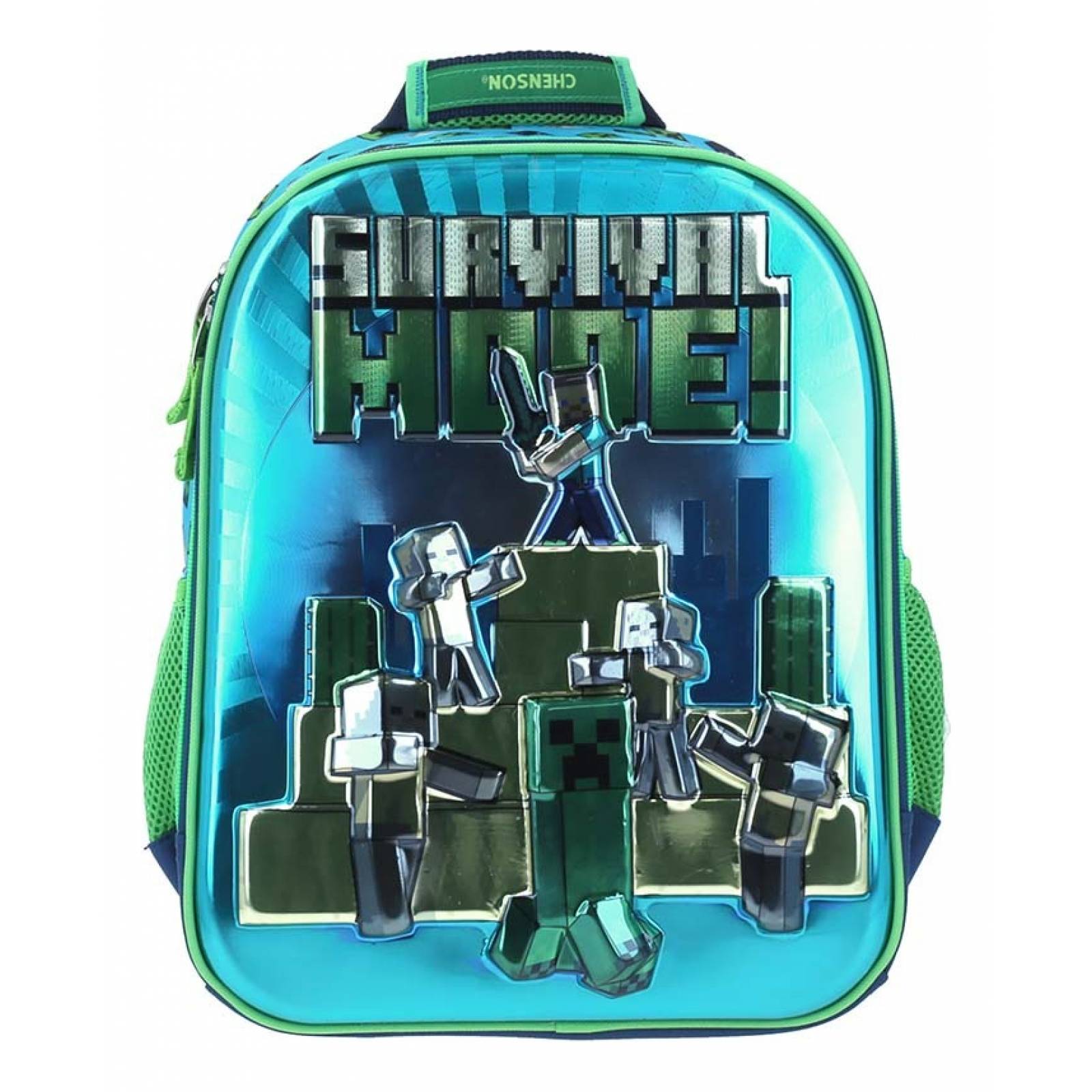 Mochila Preescolar Kinder Chenson Minecraft Mc65772 9 Sorv