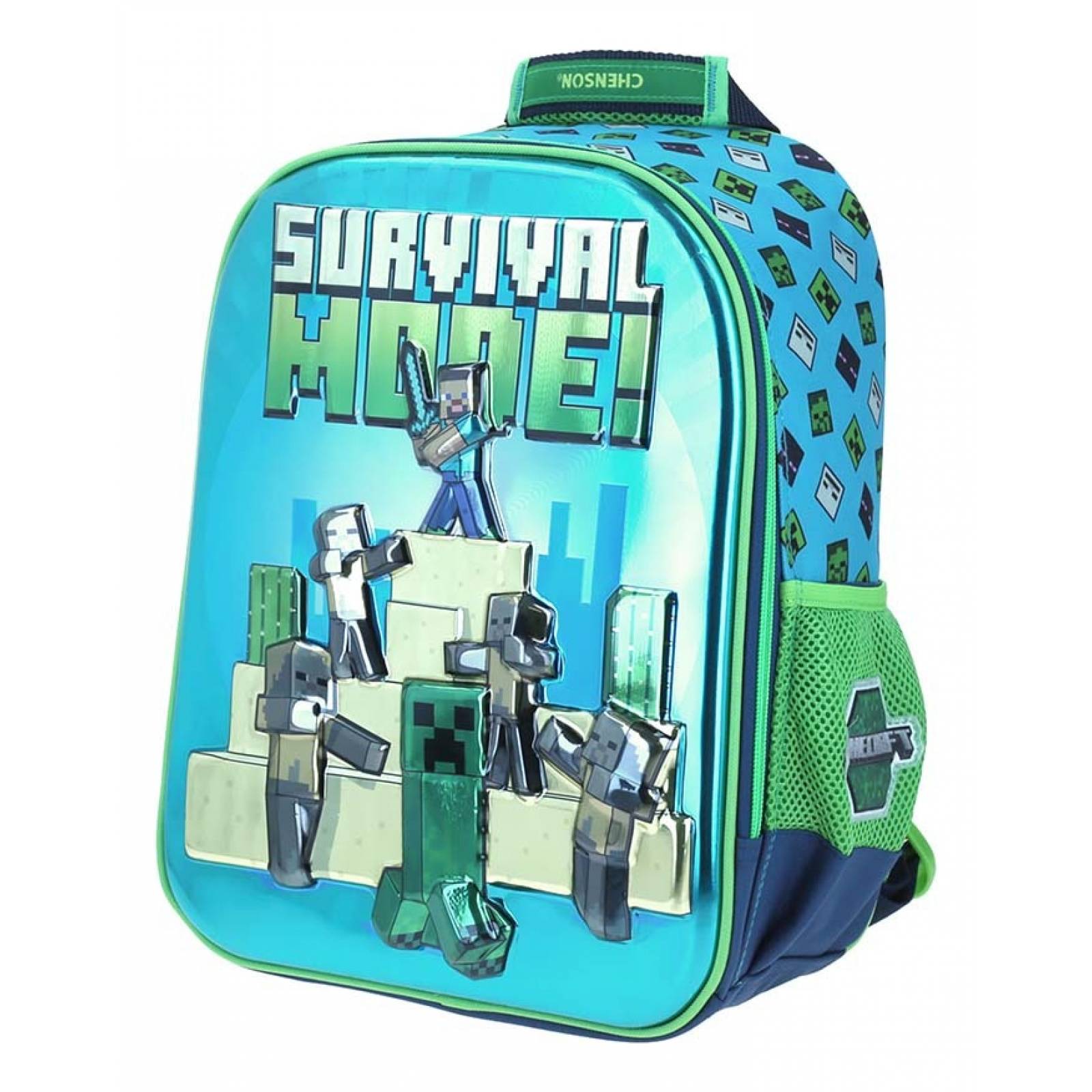 Mochila Preescolar Kinder Chenson Minecraft Mc65772 9 Sorv