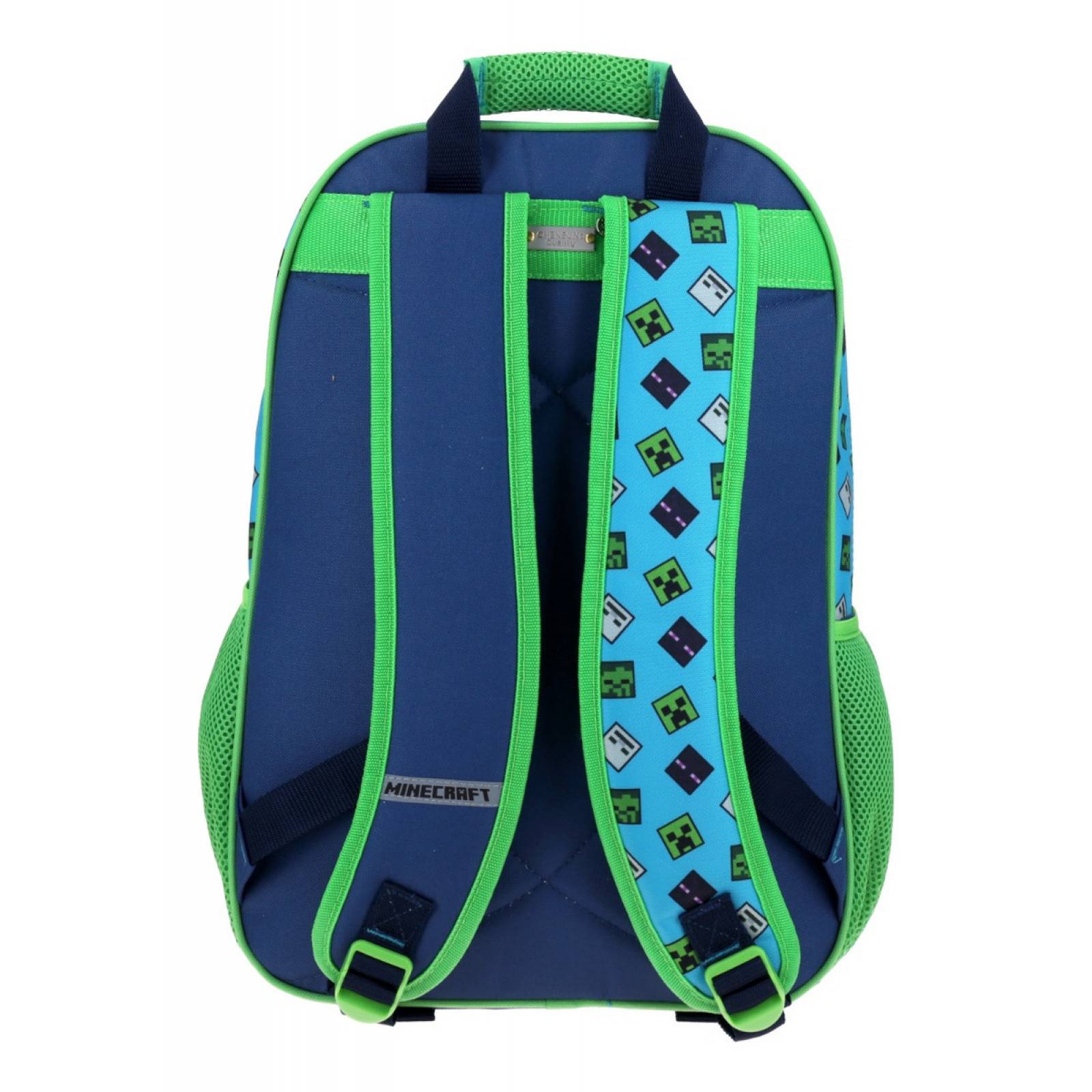 Mochila Escolar Grande Chenson Minecraft Mc65769 9 Sorv