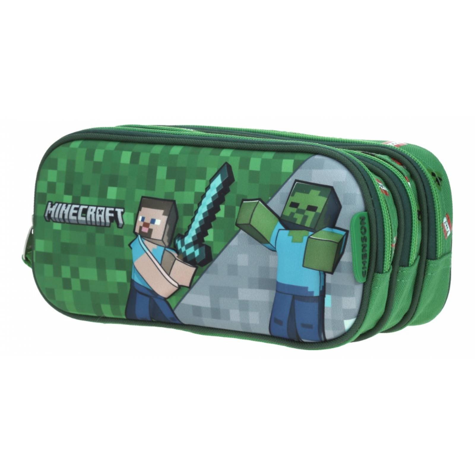 Lapicera Escolar Chenson Minecraft Creeper Mc65674 g Faigt