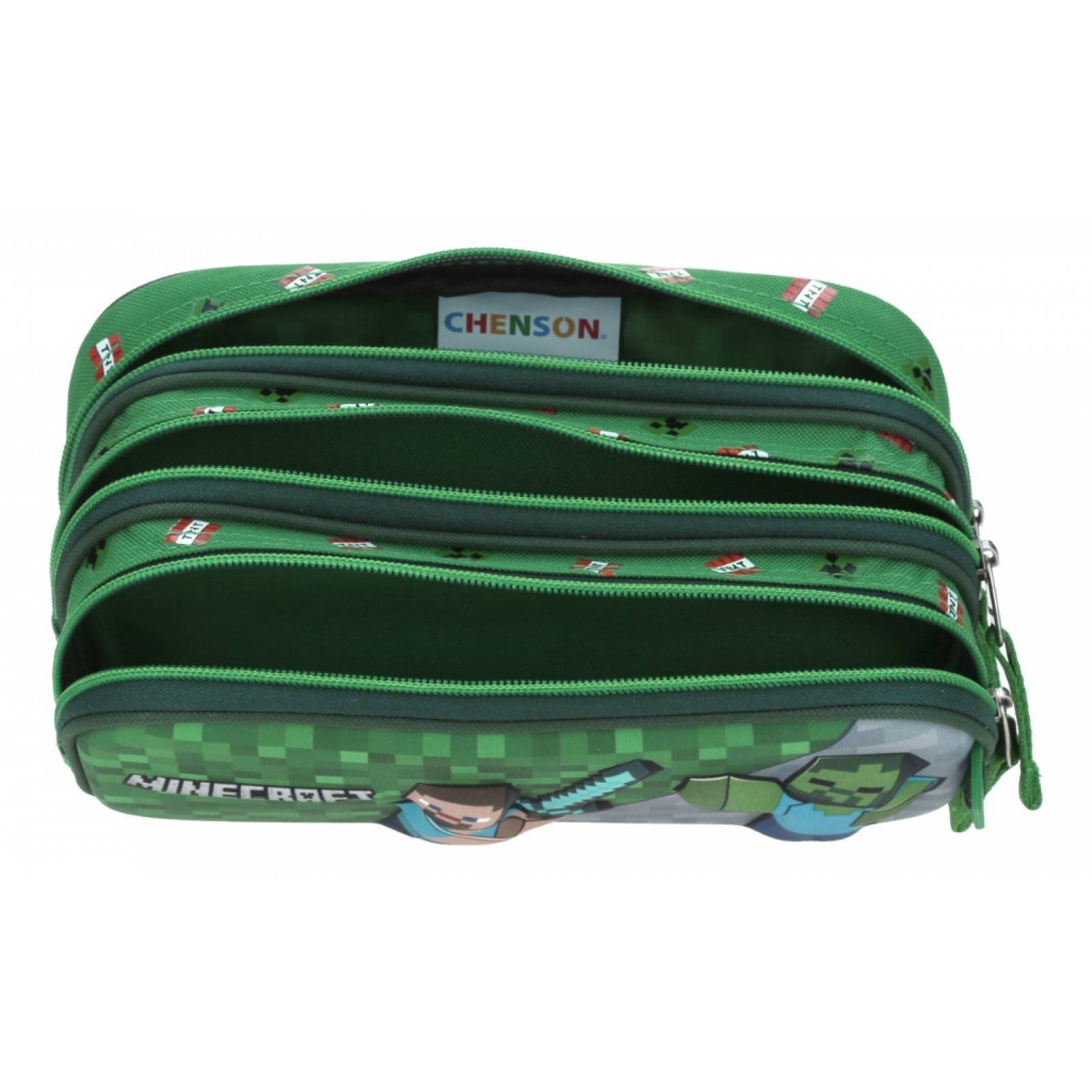 Lapicera Escolar Chenson Minecraft Creeper Mc65674 g Faigt