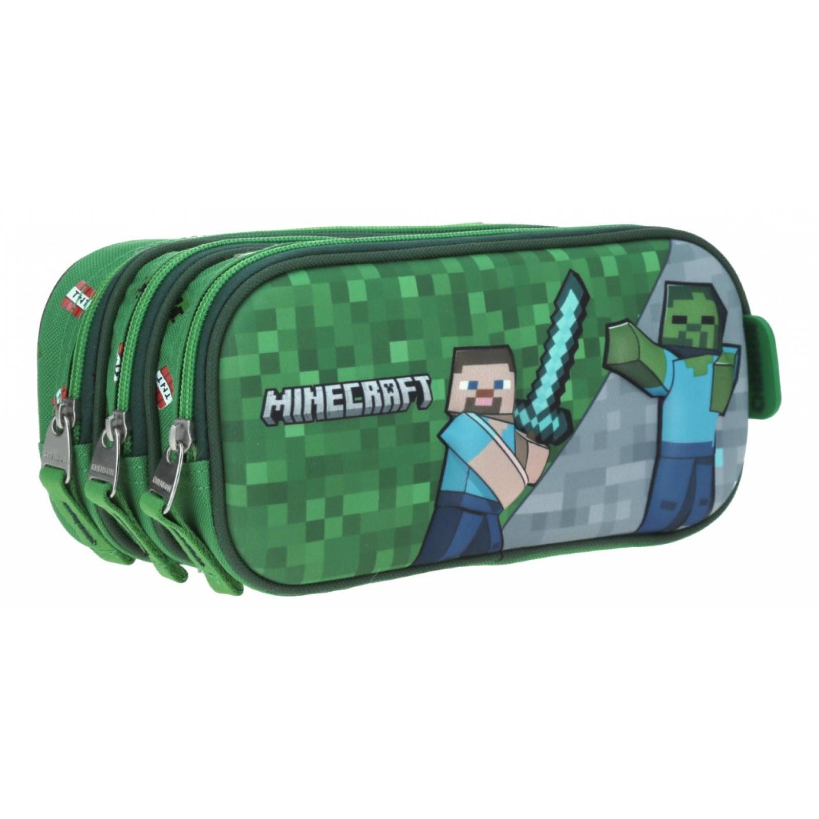 Lapicera Escolar Chenson Minecraft Creeper Mc65674 g Faigt