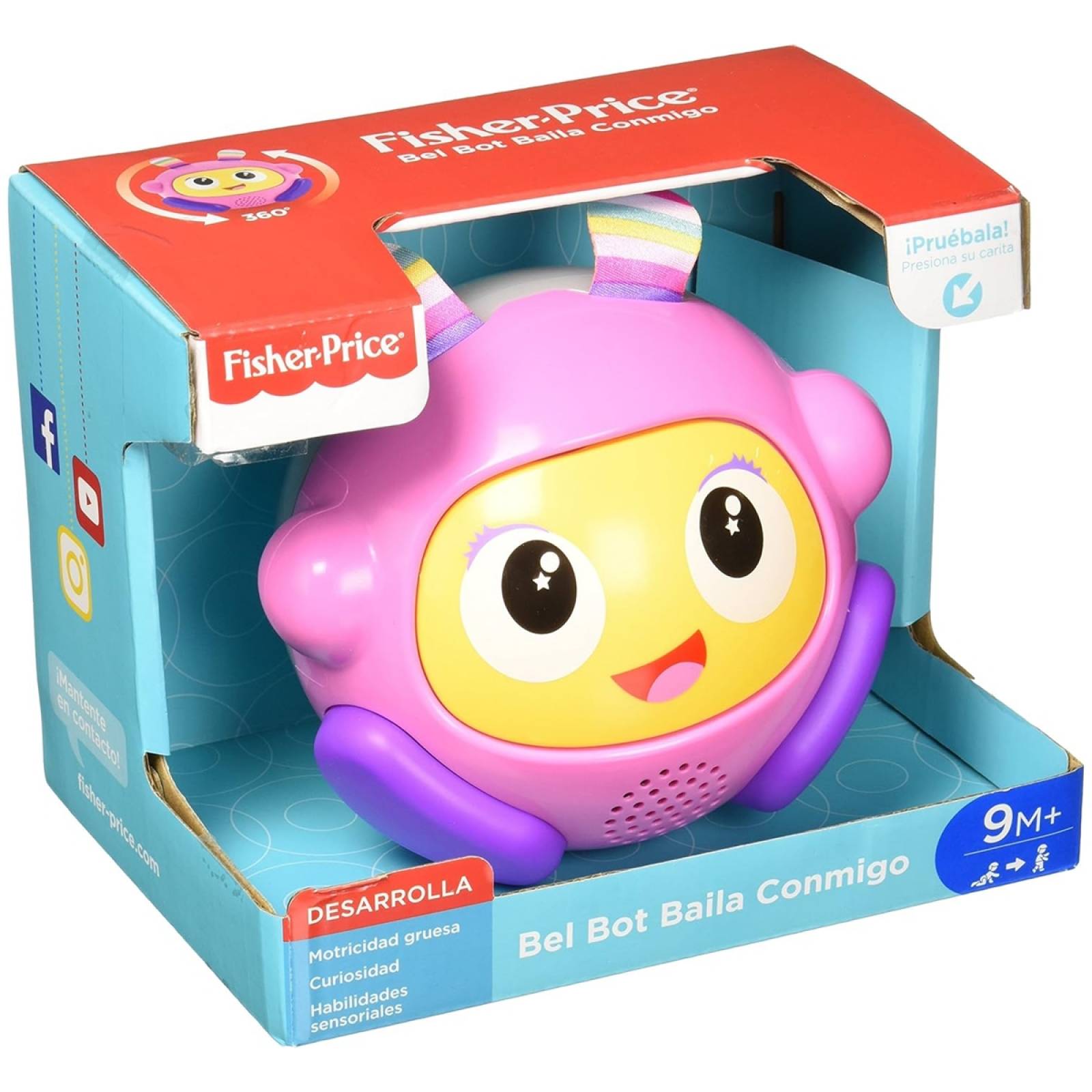 Juguete Bebe Fisher price Bi Bot Baila Conmigo FHP38 Rosa