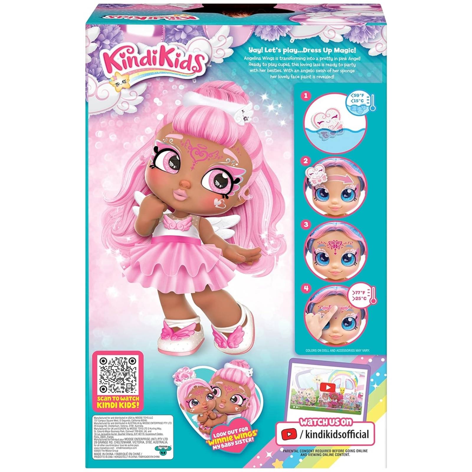 Muñeca Kindi Kids Angelina Wings Angel Bandai
